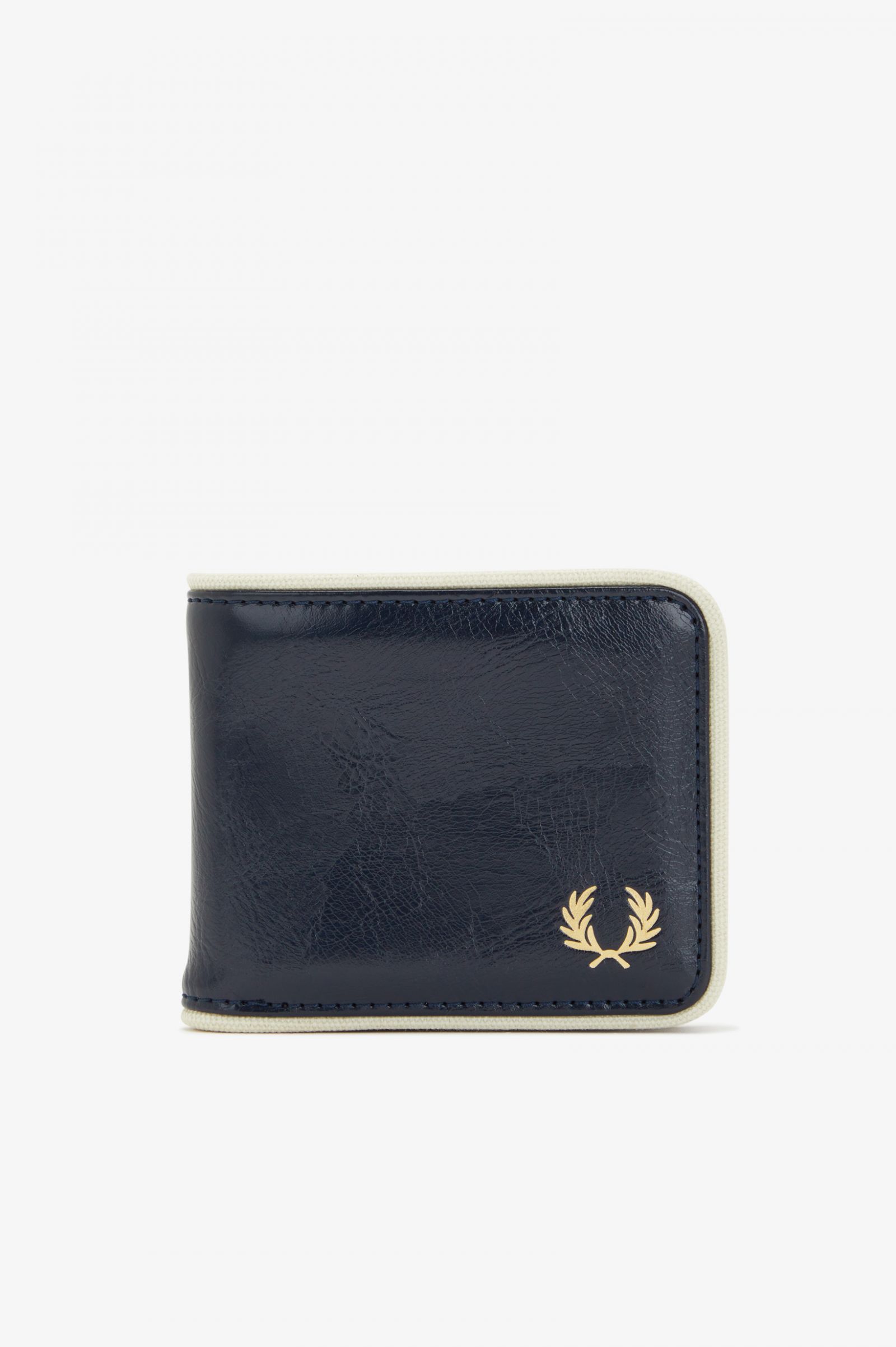 Classic Billfold Wallet Navy / Ecru