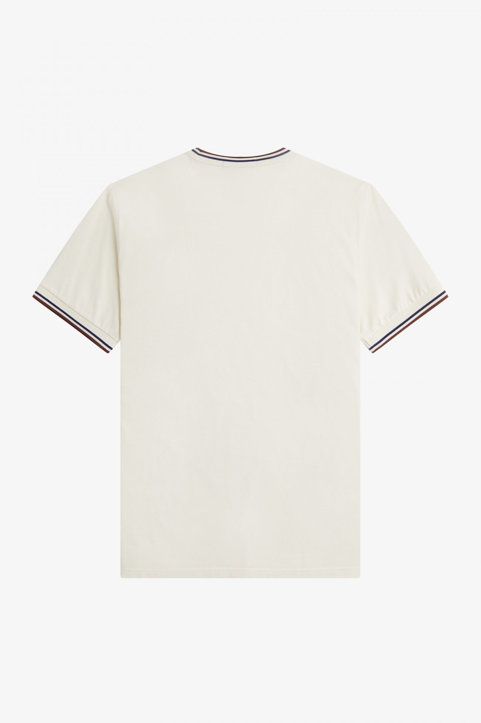 Twin Tipped T-Shirt Ecru / Whisky Brown