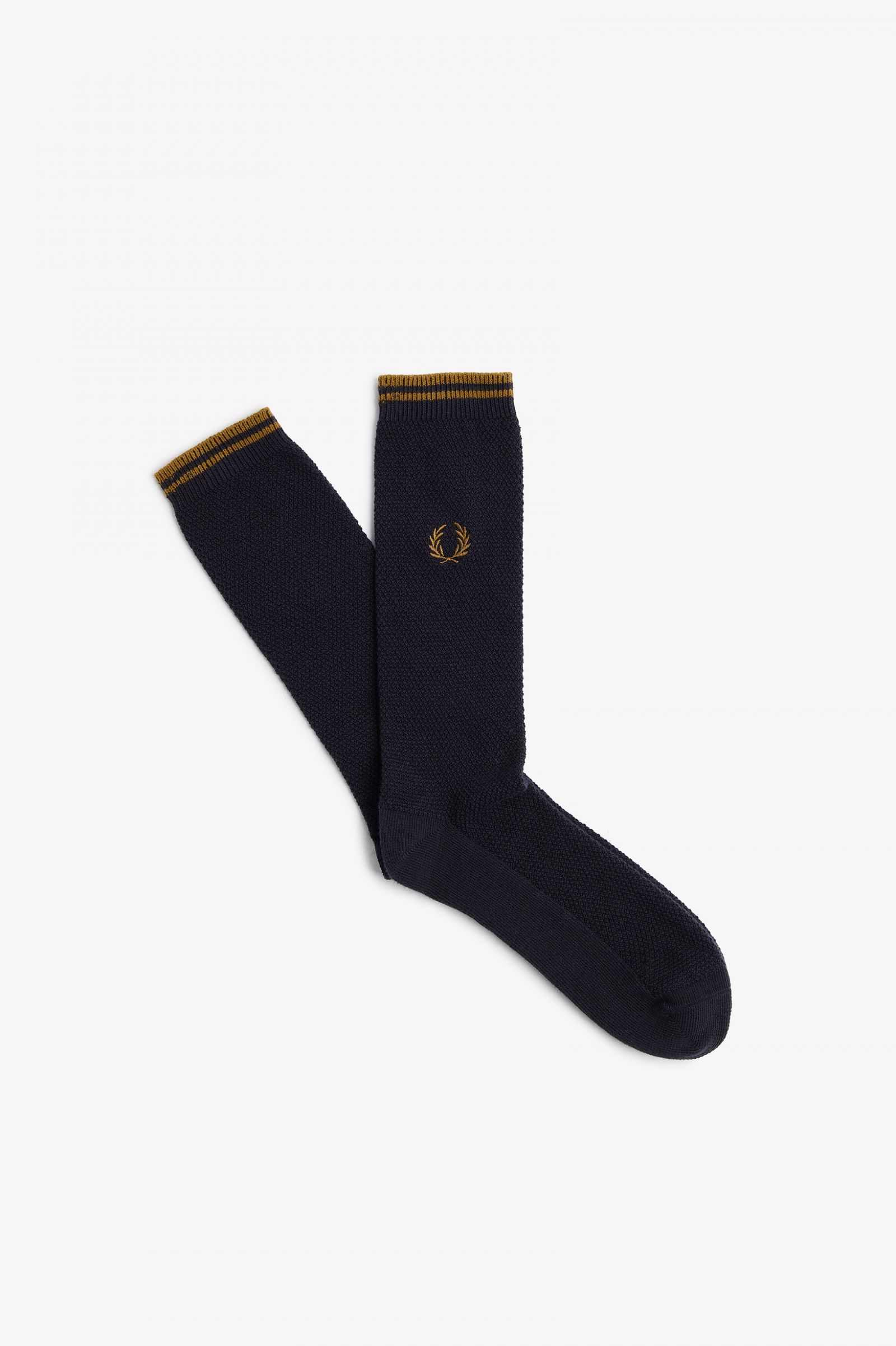 Tipped Socks Navy / Dark Caramel