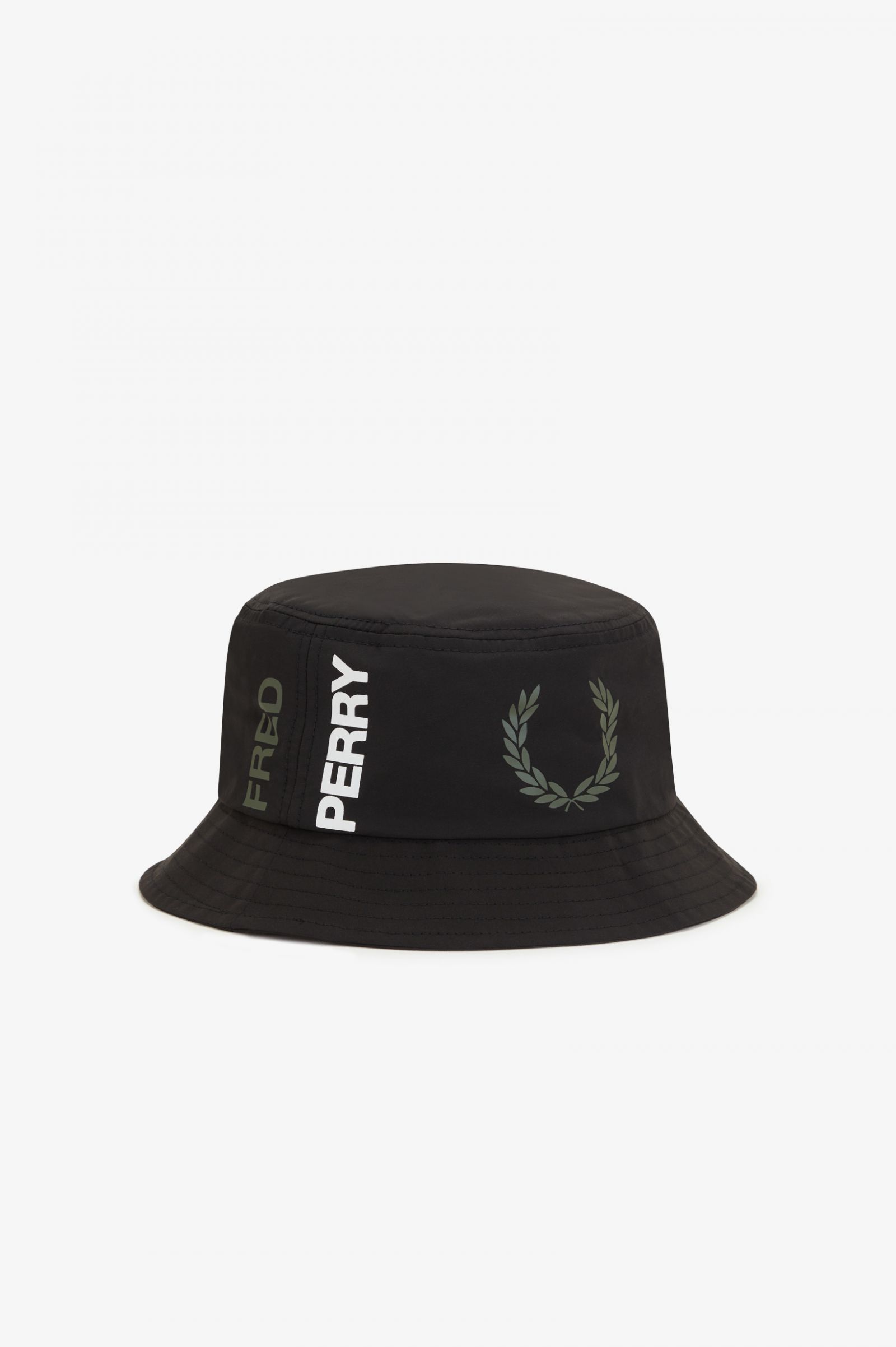 Graphic Branding Bucket Hat Black