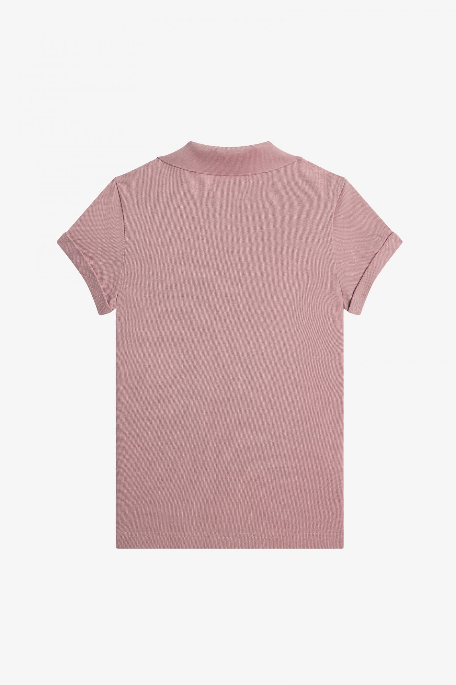 Amy Winehouse FoundationOpen-Collar Piqué Shirt Dusty Rose Pink