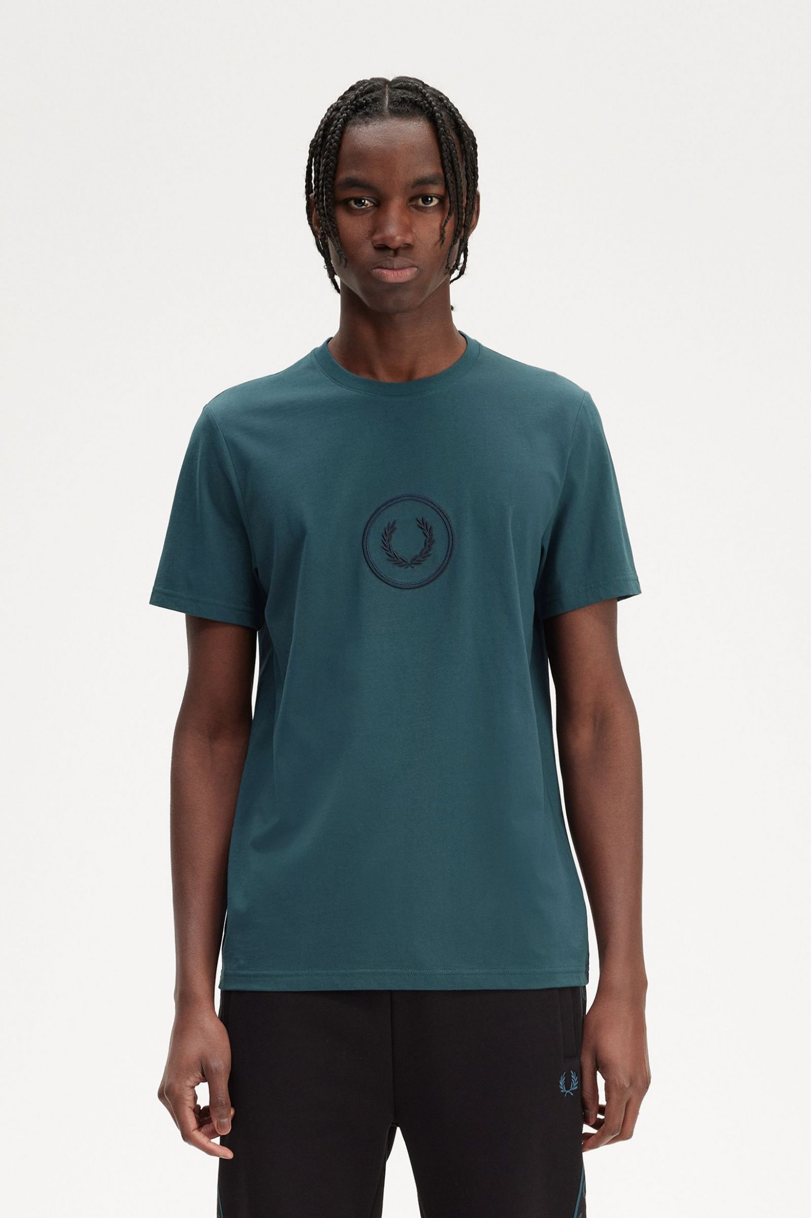 Circle Branding T-Shirt Petrol Blue