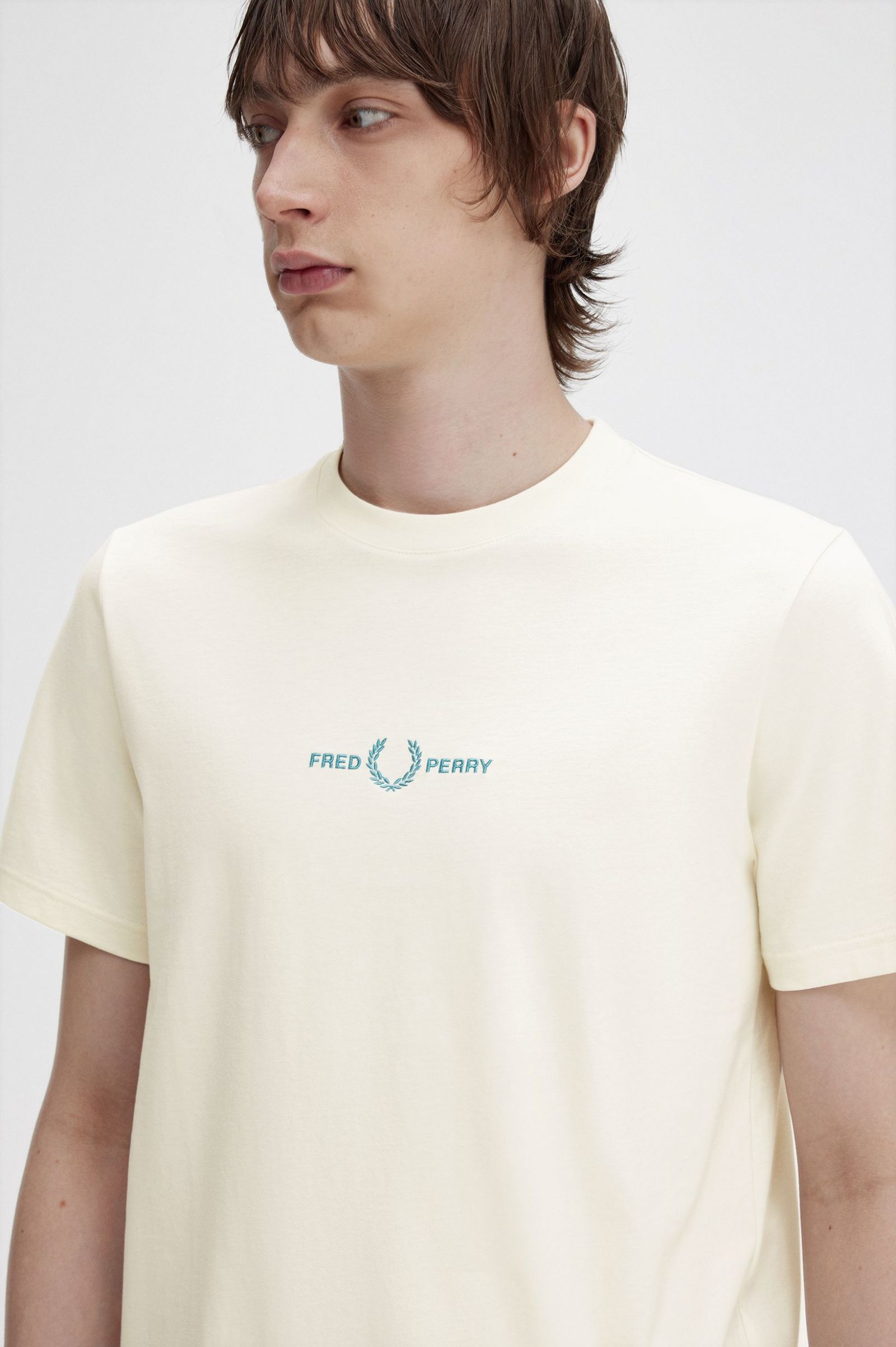 Embroidered T-Shirt Ecru