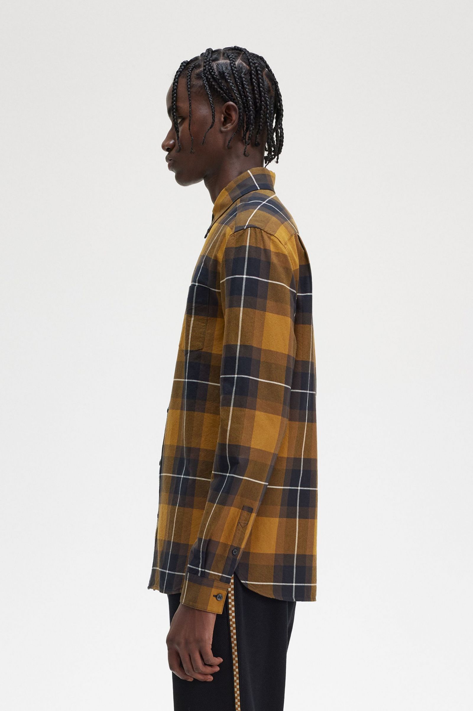 Tartan Shirt Dark Caramel
