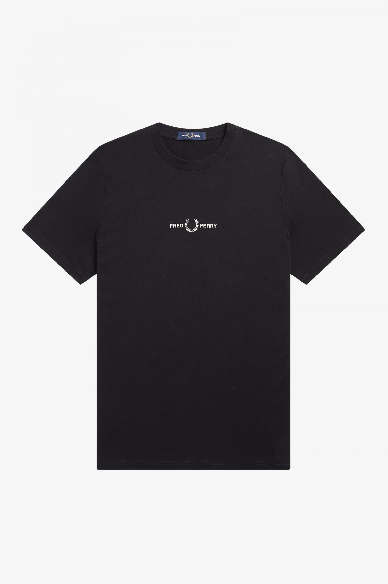 Embroidered T-Shirt Black