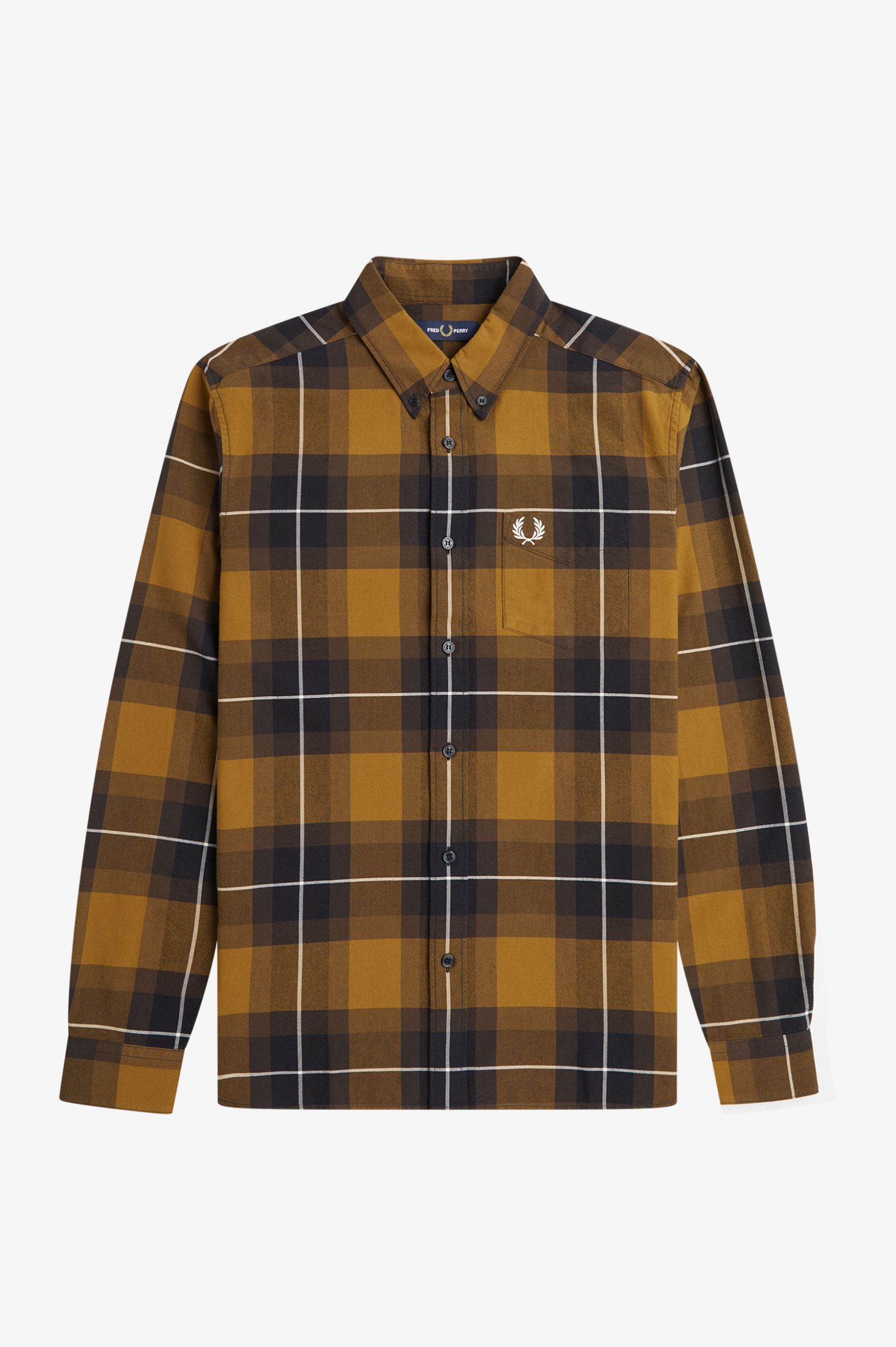 Tartan Shirt Dark Caramel