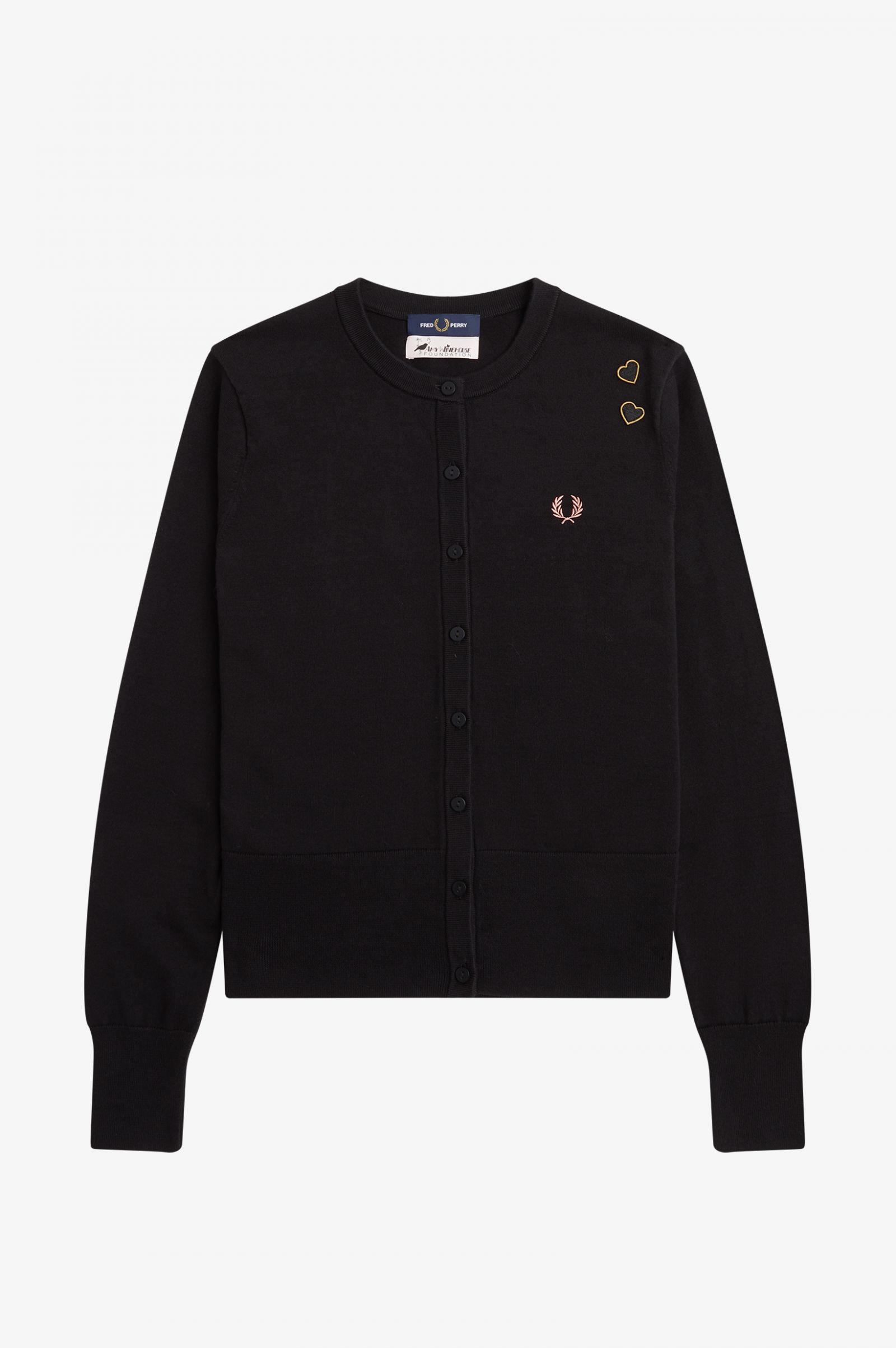 Amy Winehouse FoundationButton-Though Cardigan Black