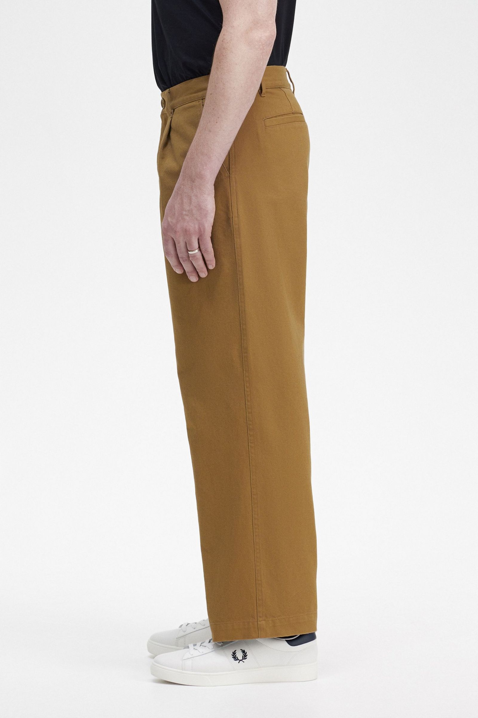Straight Leg Trousers Shaded Stone