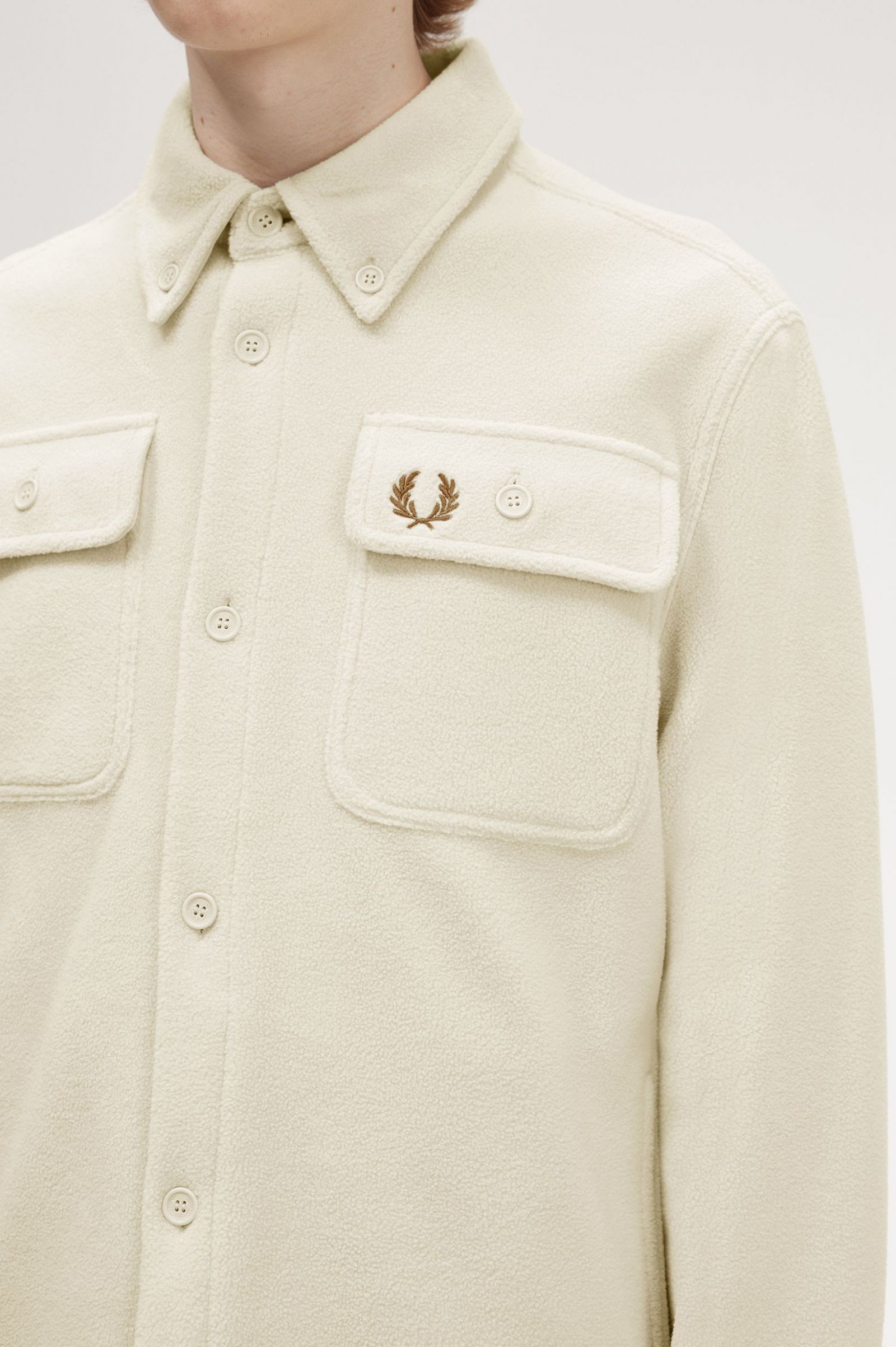 Fleece Overshirt Oatmeal