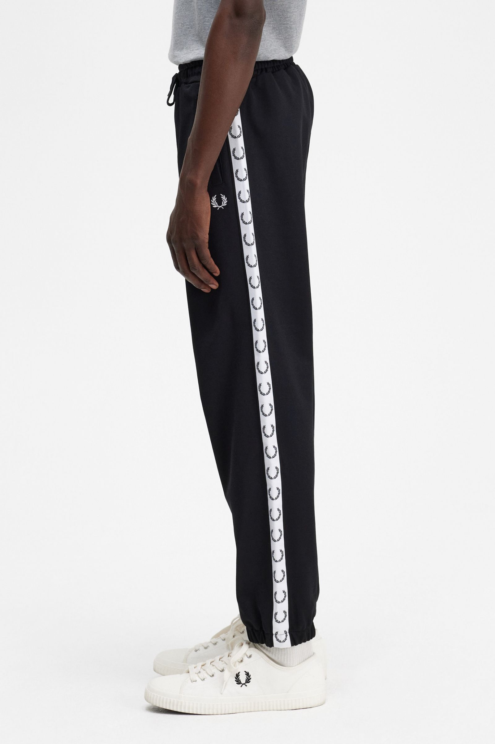 Taped Track Pant Black