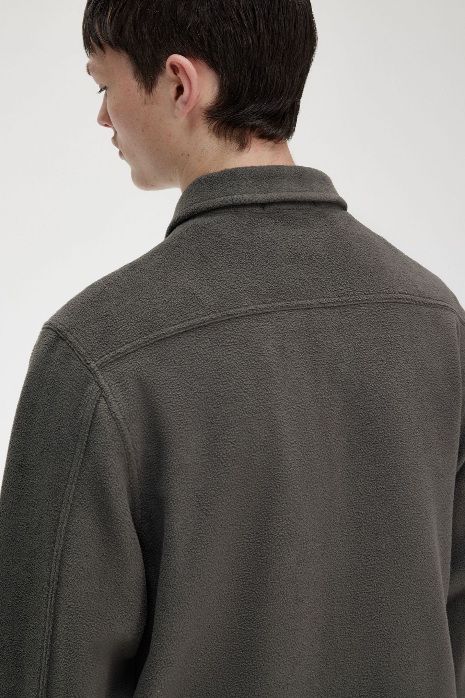 Fleece Overshirt Field Green