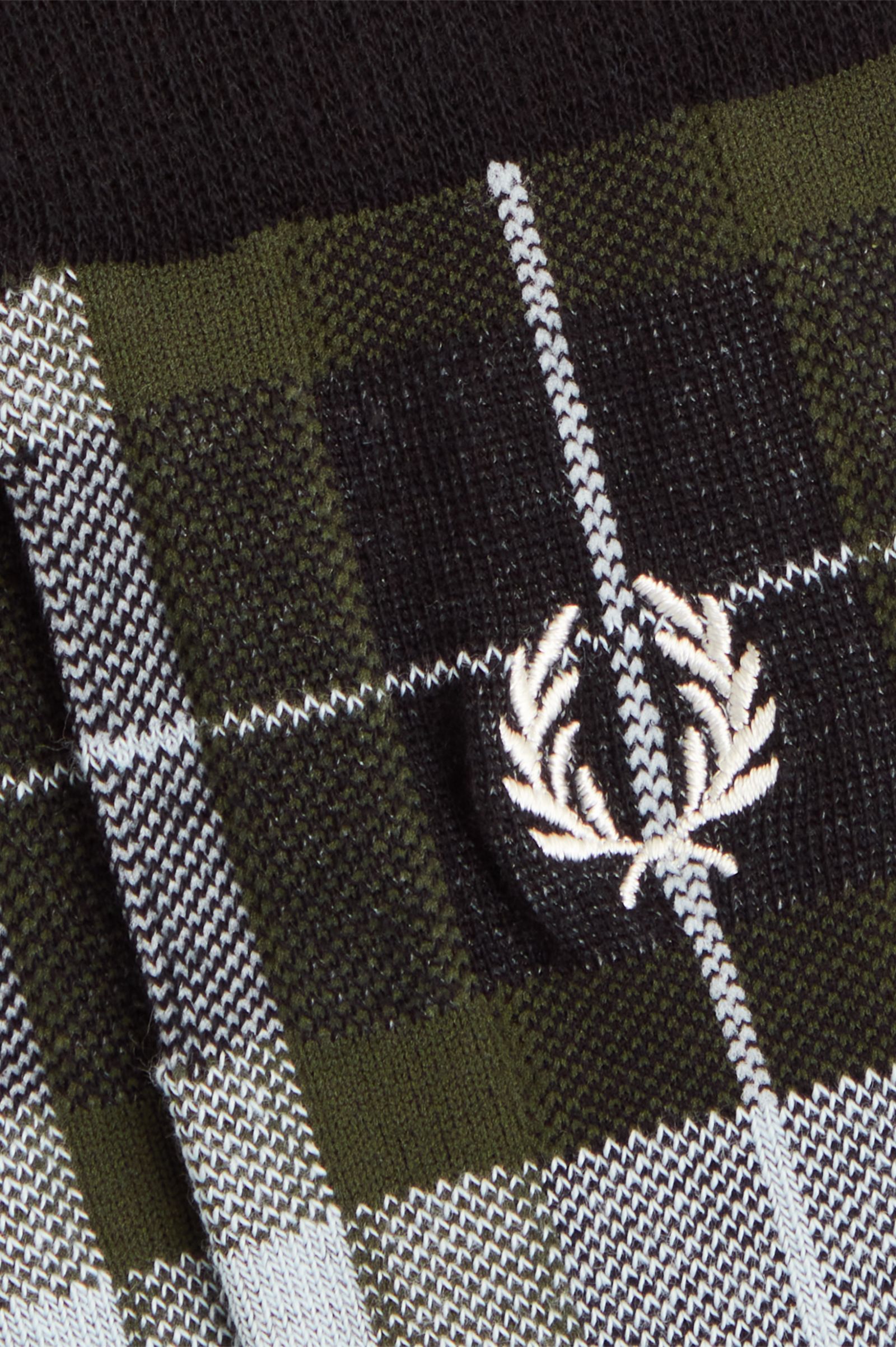 Tartan Socks Light Ice / Snow White