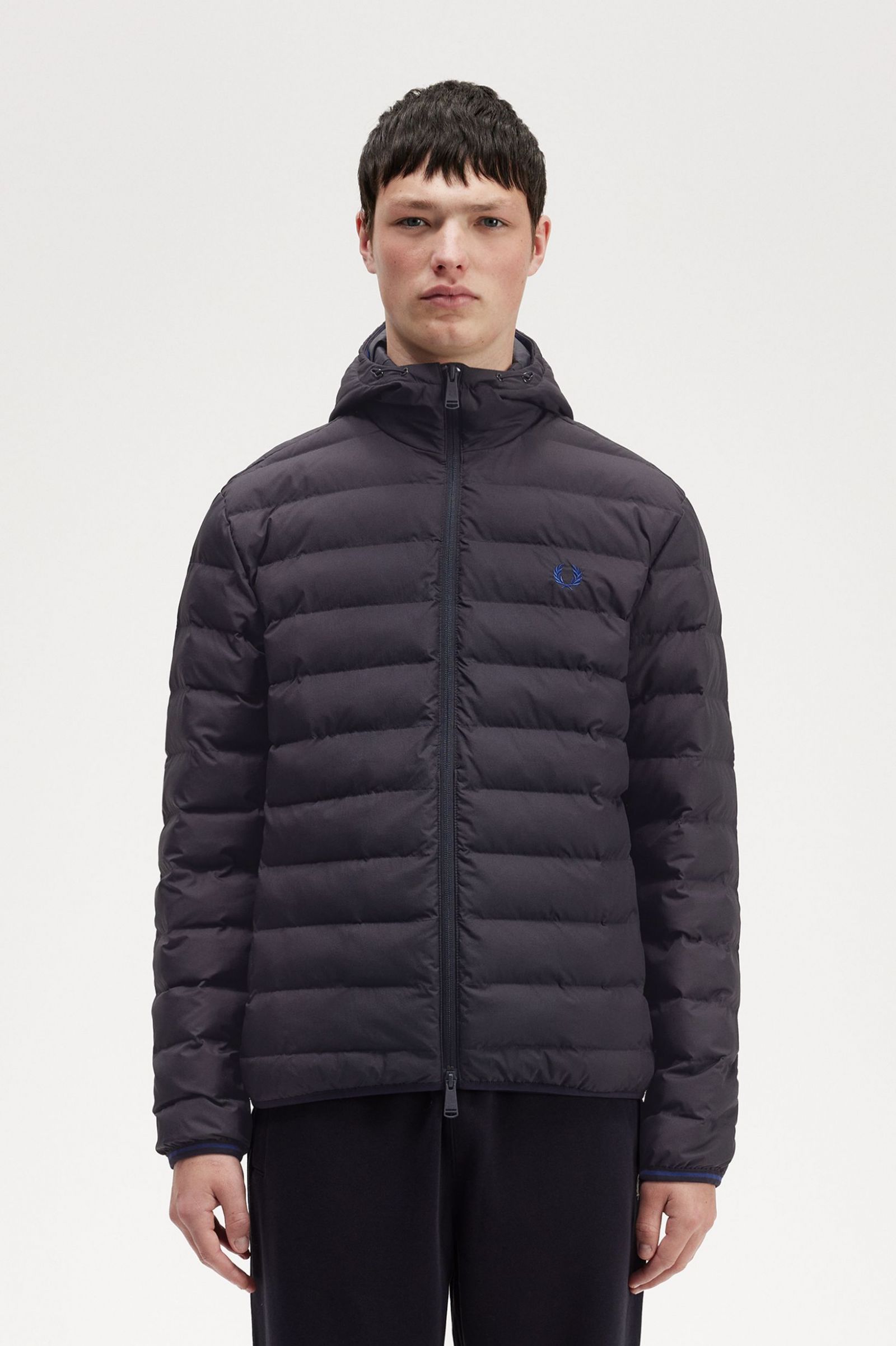 Hooded Insulated Jacket Navy
