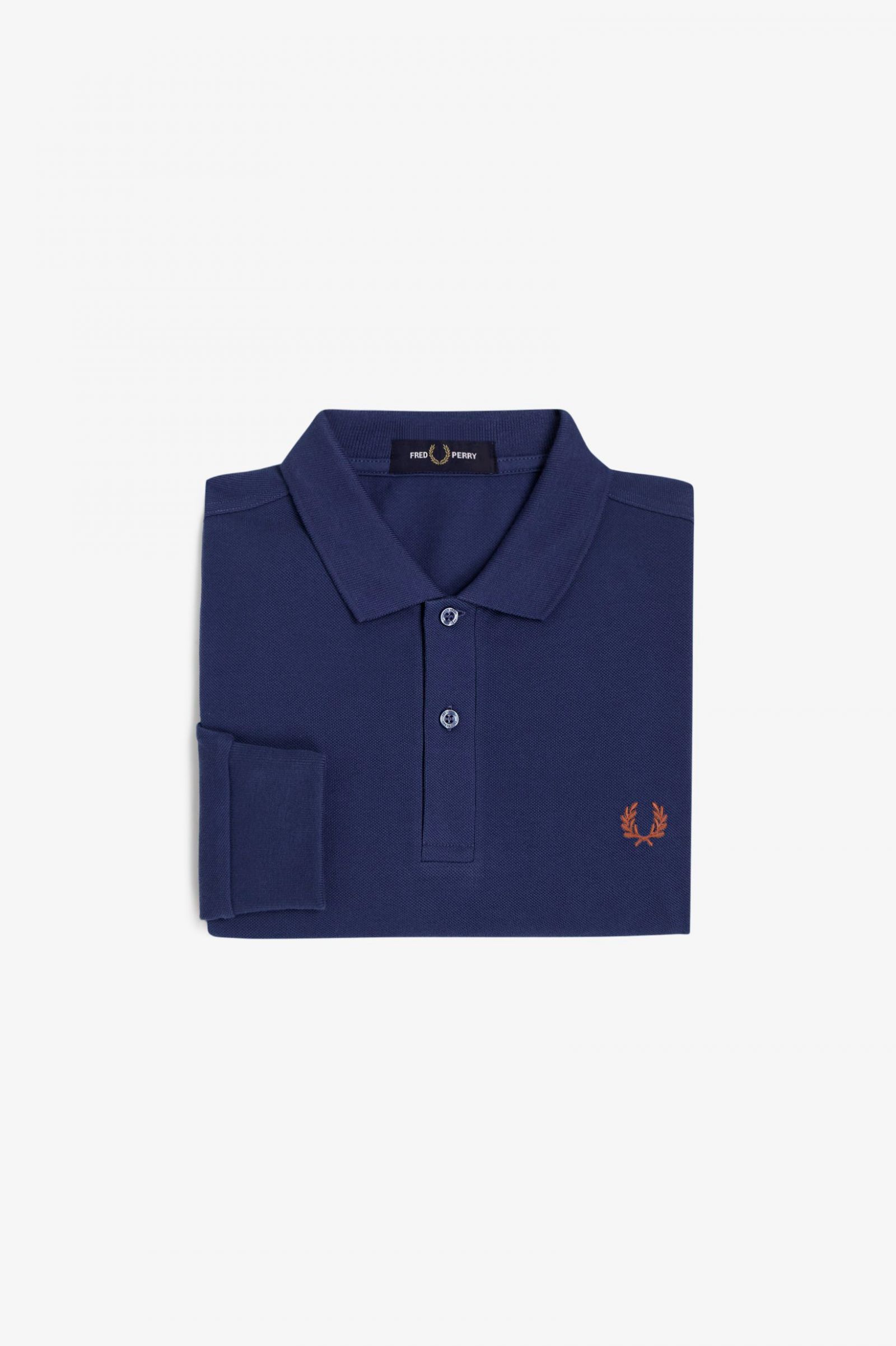 The Fred Perry ShirtM6006 French Navy / Whisky Brown