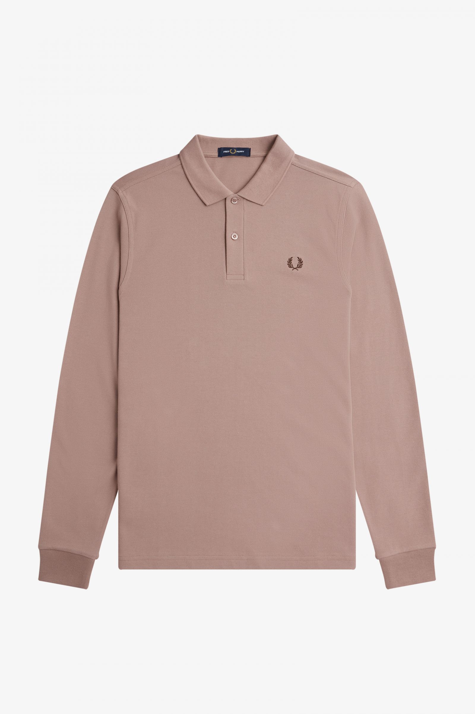 The Fred Perry ShirtM6006 Dark Pink / Burnt Tobacco