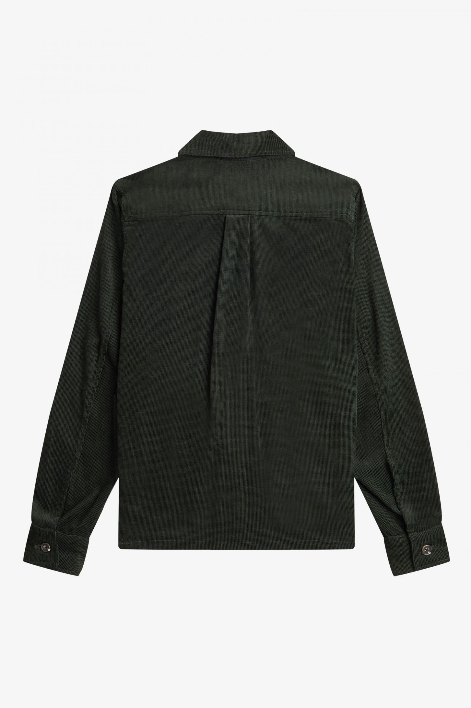 Waffle Cord Overshirt Night Green