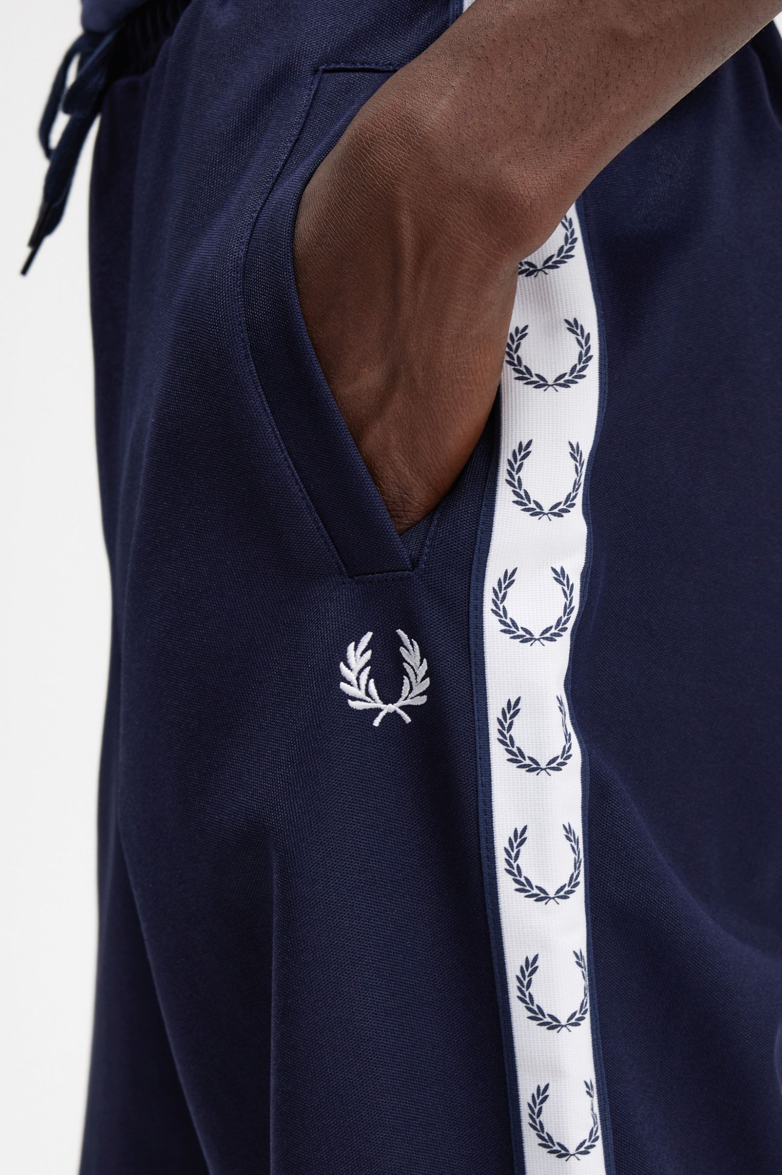 Taped Track Pant Carbon Blue