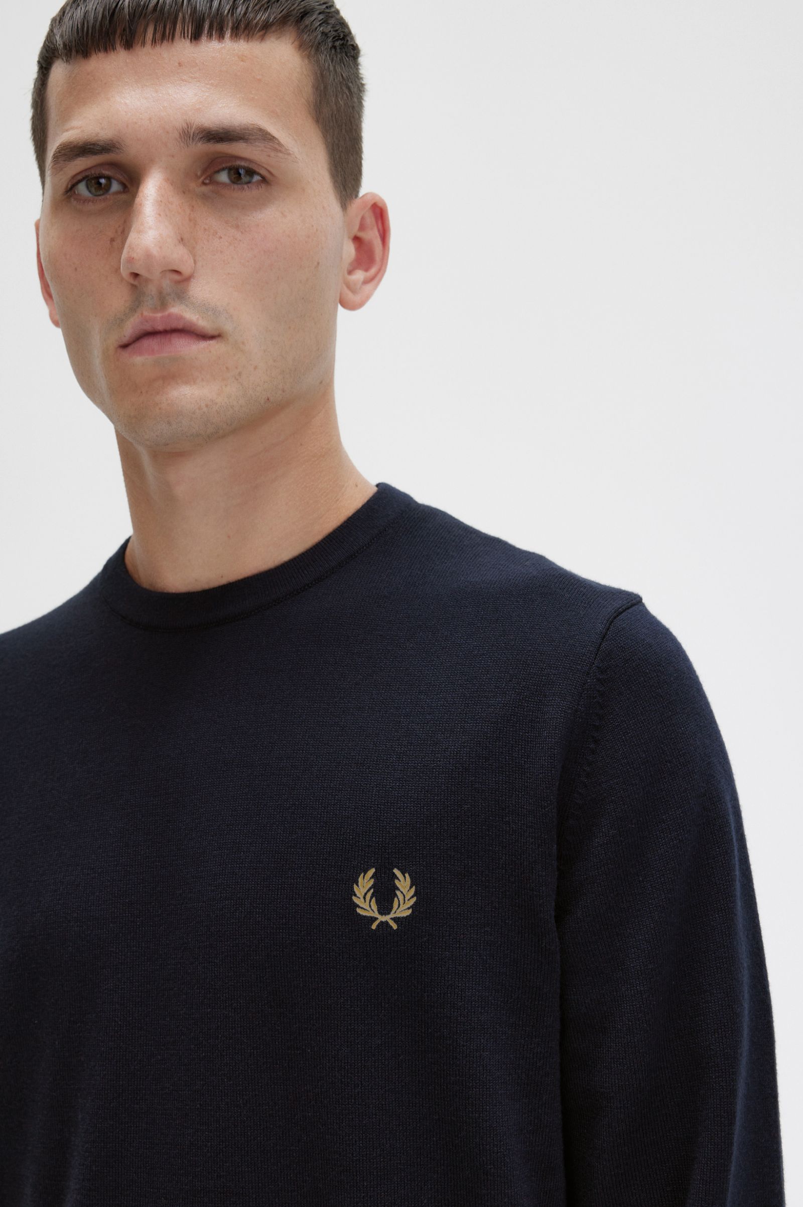 Classic Crew Neck Jumper Navy