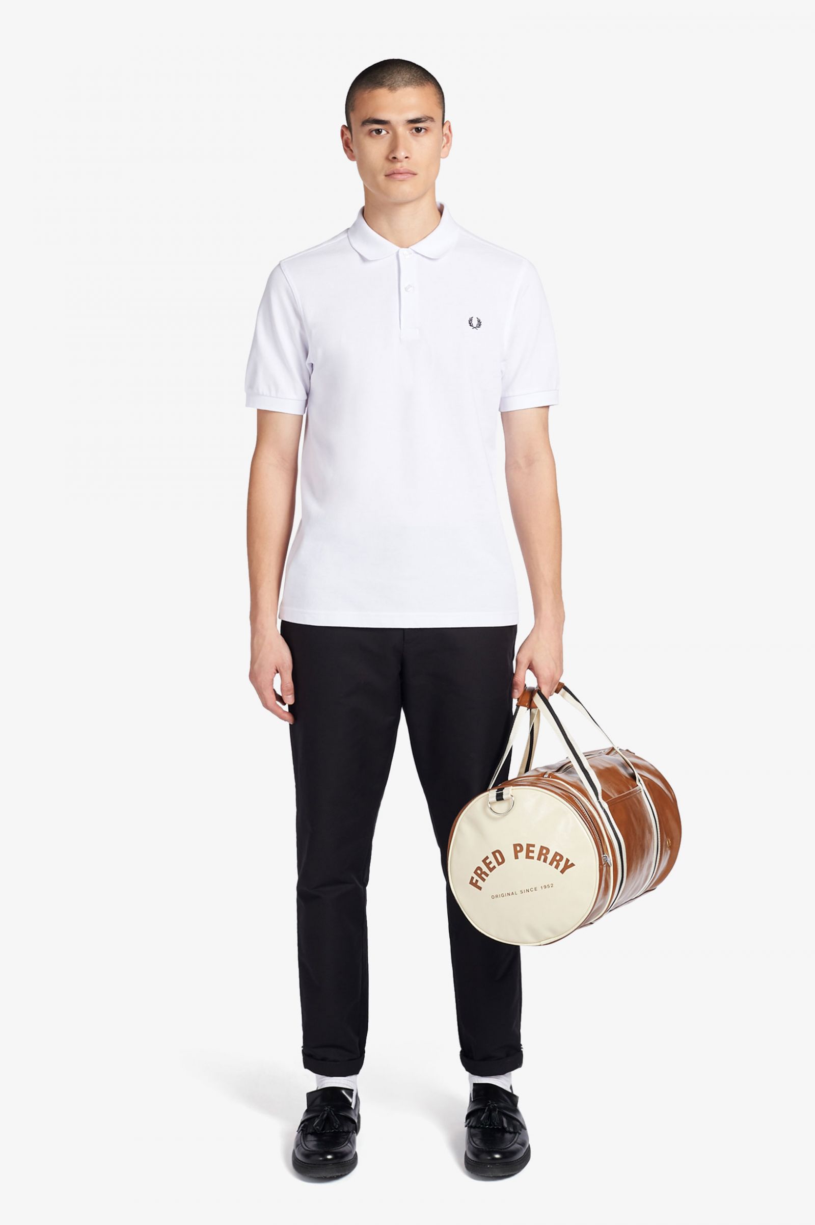 Classic Barrel Bag Tan / Ecru