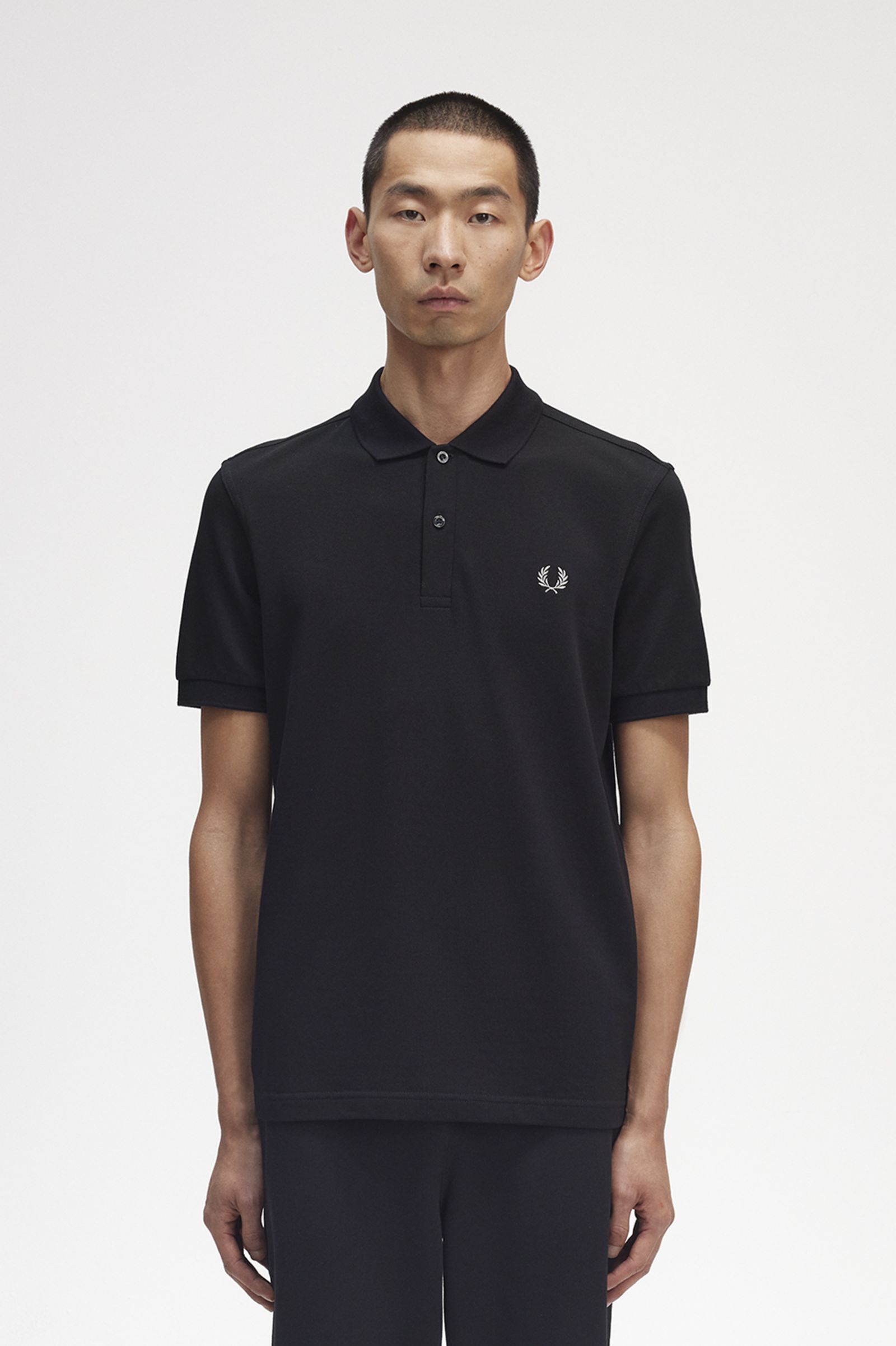 The Fred Perry ShirtM6000 Black / Chrome