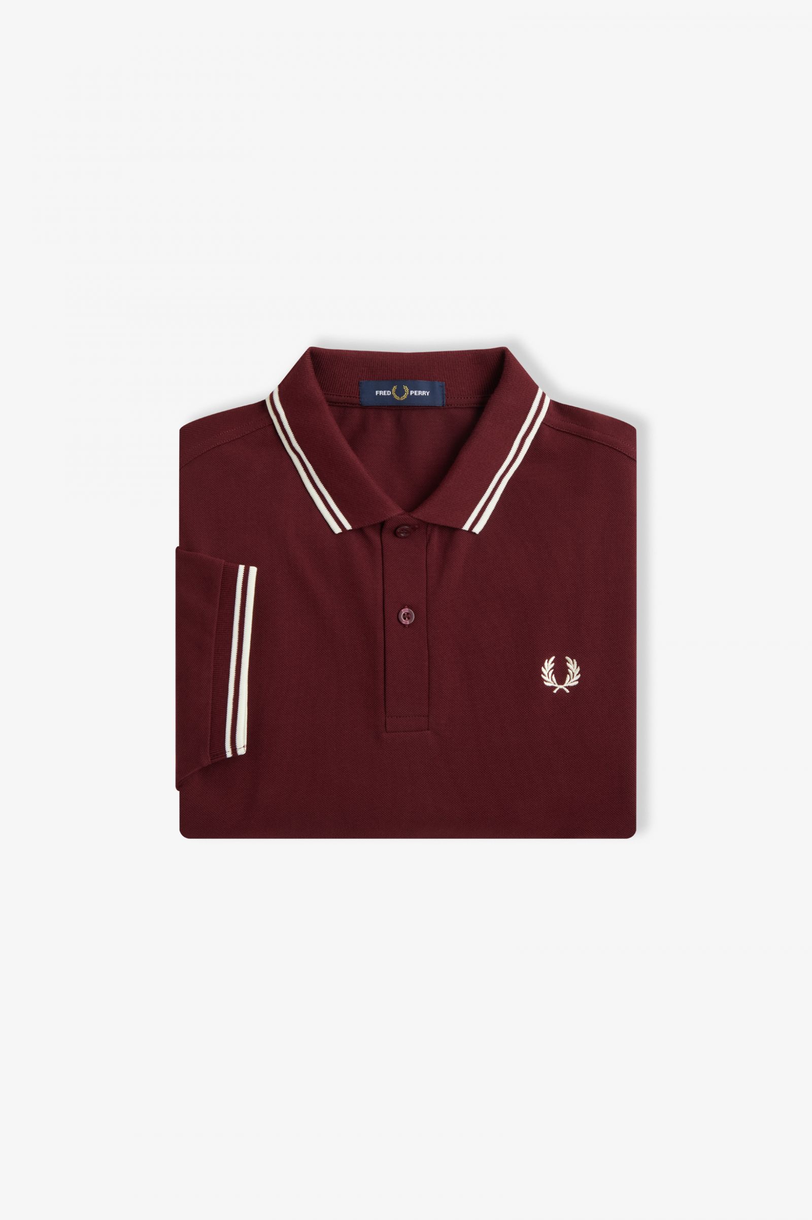 The Fred Perry ShirtM3600 Oxblood / Ecru / Ecru
