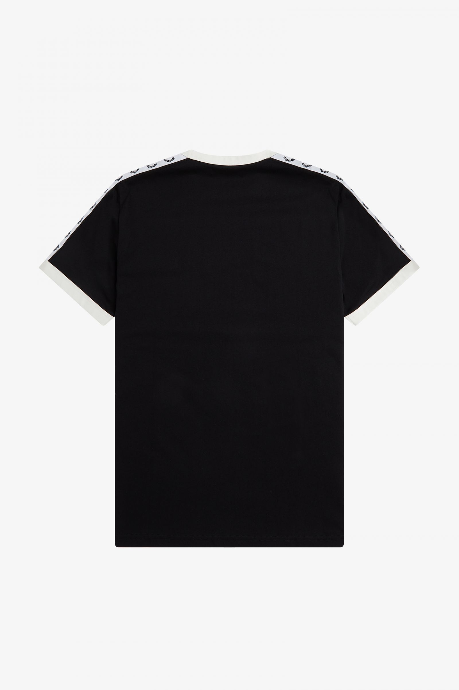 Taped Ringer T-Shirt Black