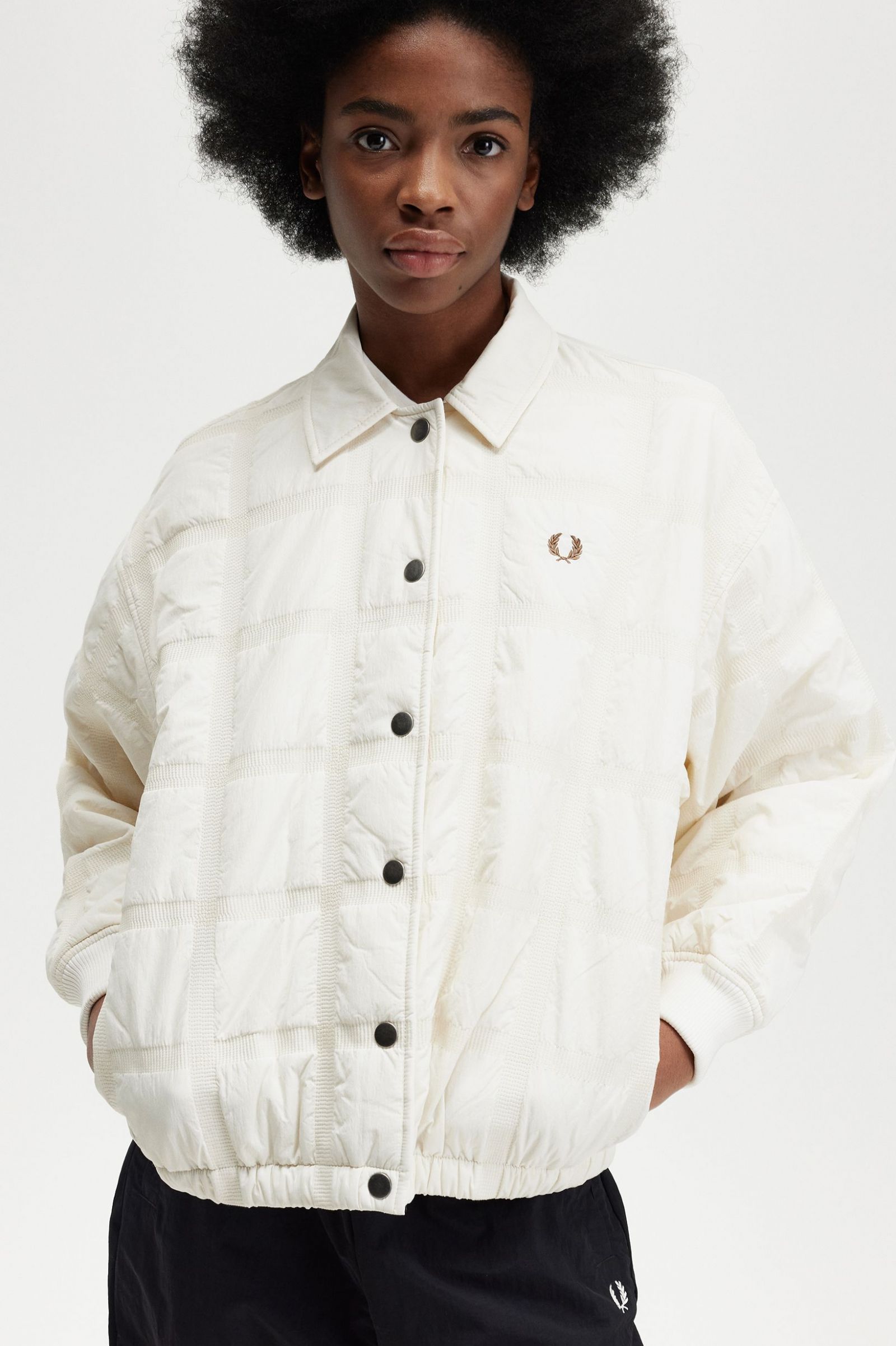 Quilted Jacket Ecru