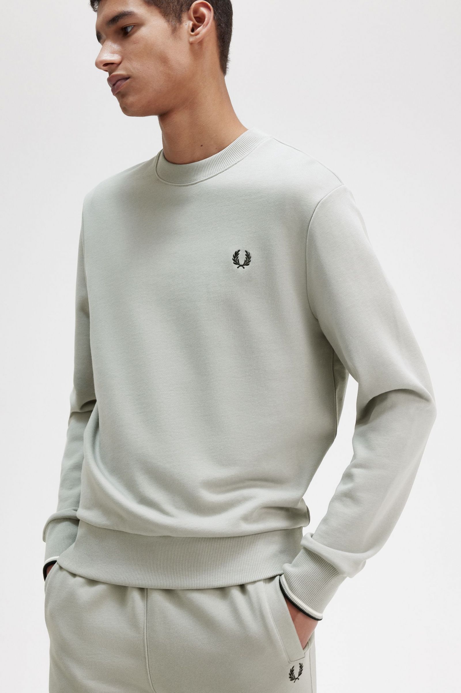 Crew Neck Sweatshirt Limestone