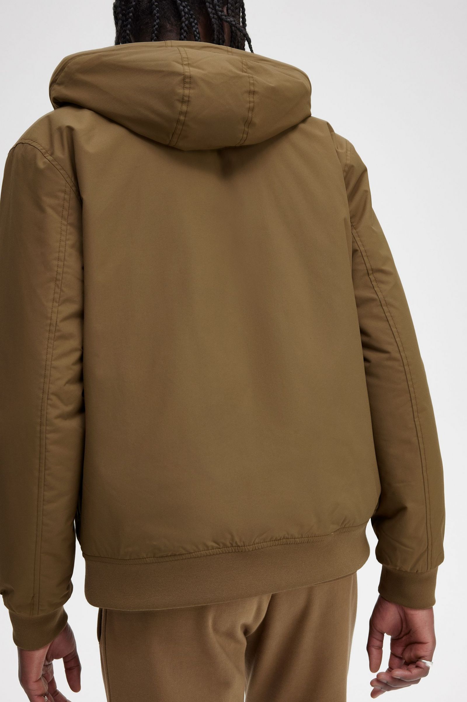 Padded Hooded Brentham Jacket Shaded Stone