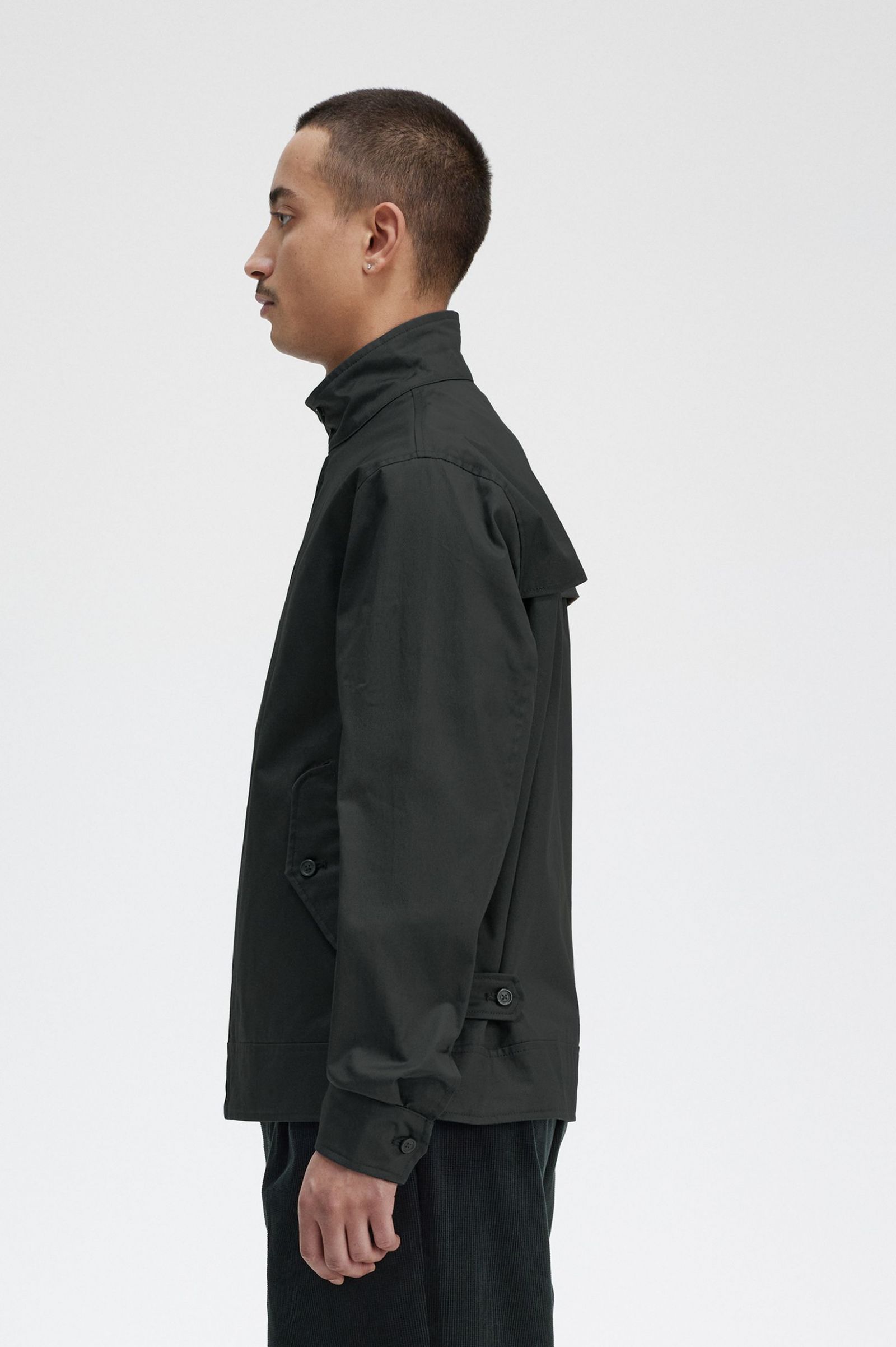 Waxed Cotton Jacket Night Green
