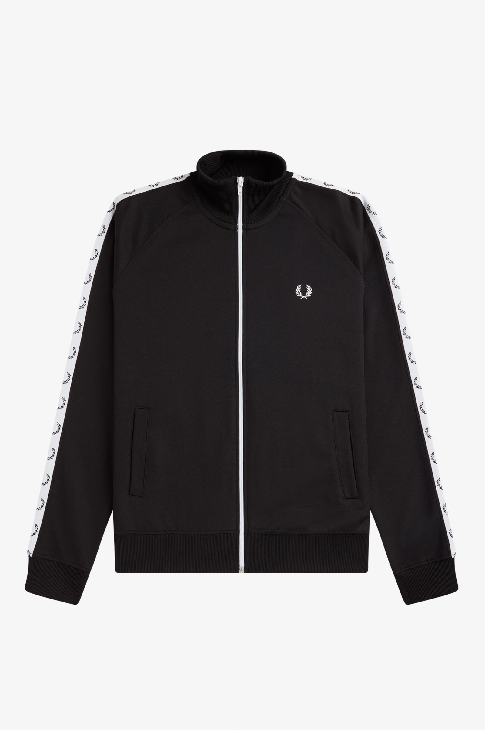 Taped Track Jacket Black