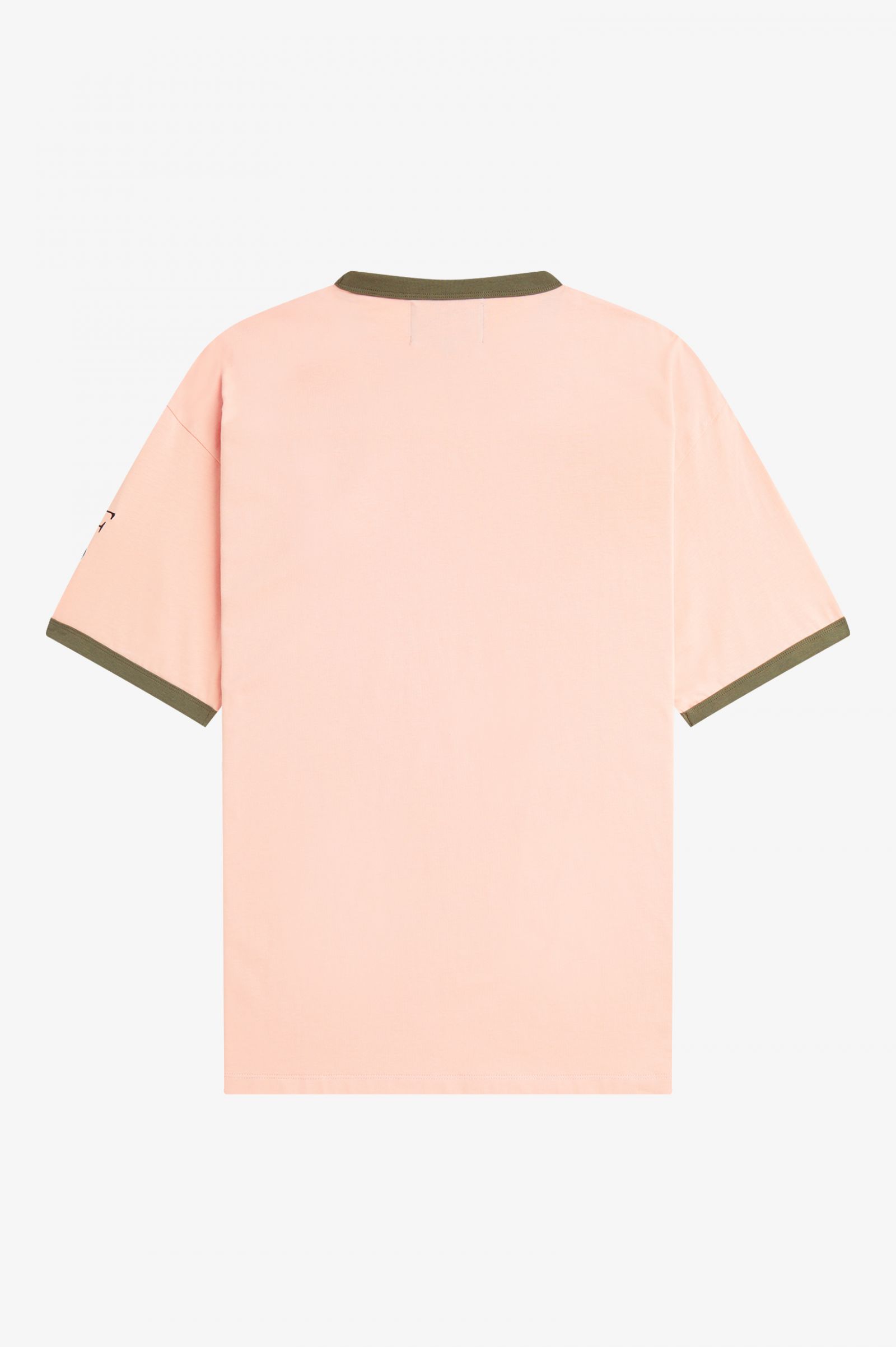 Raf SimonsContrast Trim Relaxed T-Shirt Light Misty Rose
