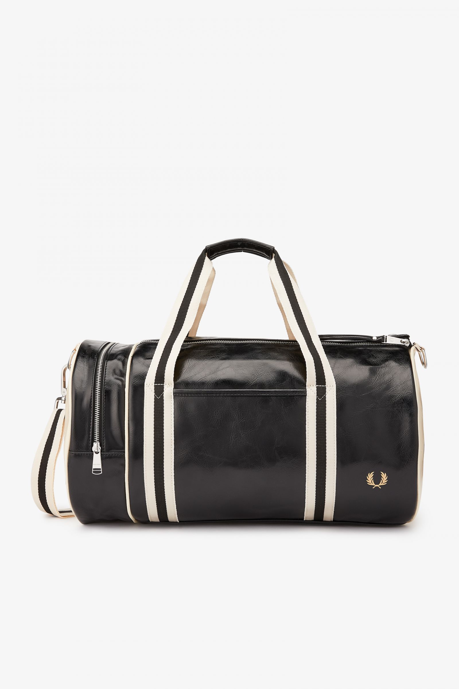 Classic Barrel Bag Black / Ecru