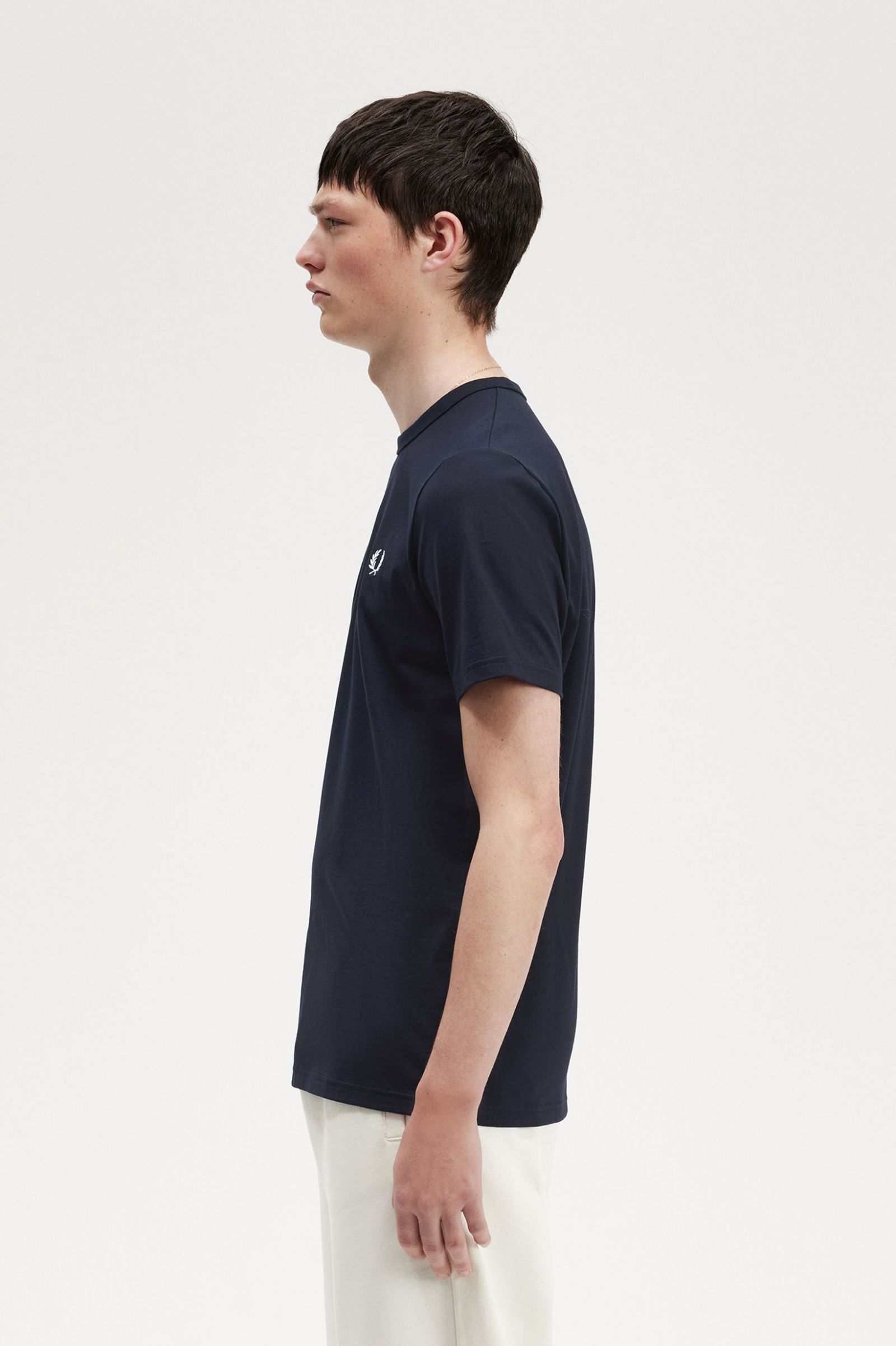 Tape Detail T-Shirt Navy