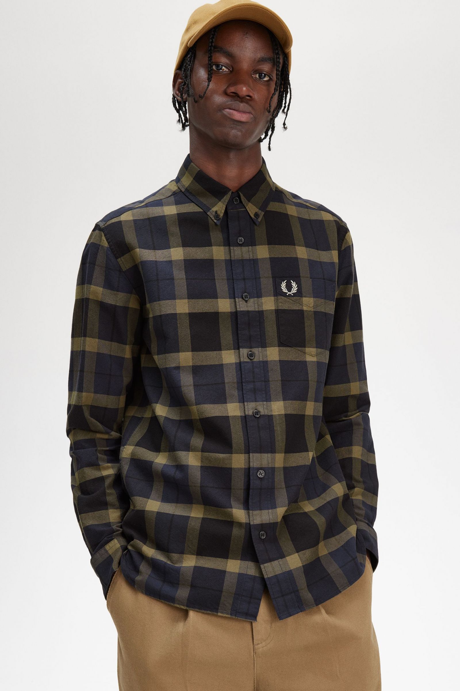 Tartan Shirt Uniform Green