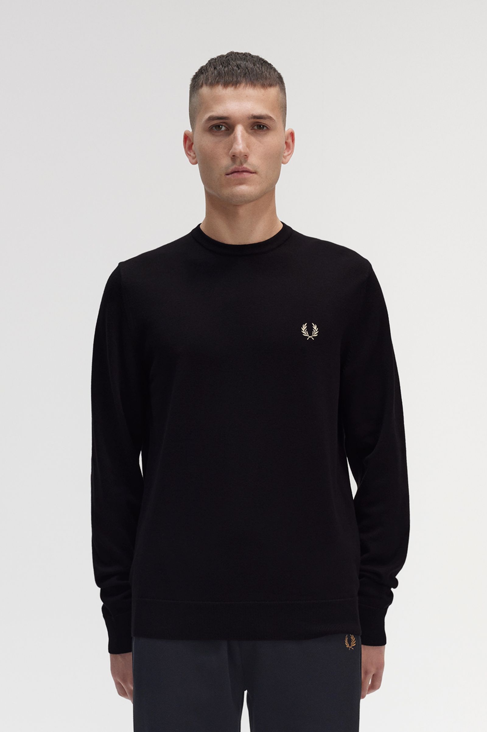 Classic Crew Neck Jumper Black