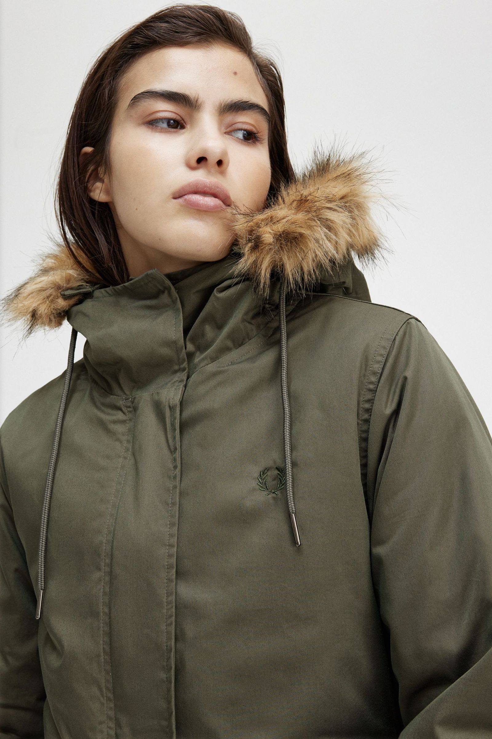 Zip-In Liner Parka Field Green