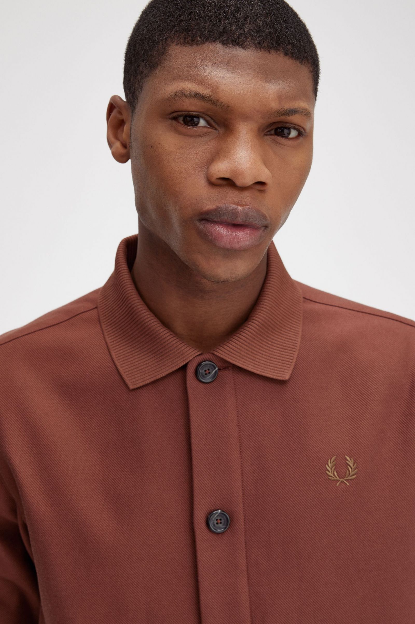 Utility Pocket Overshirt Whisky Brown