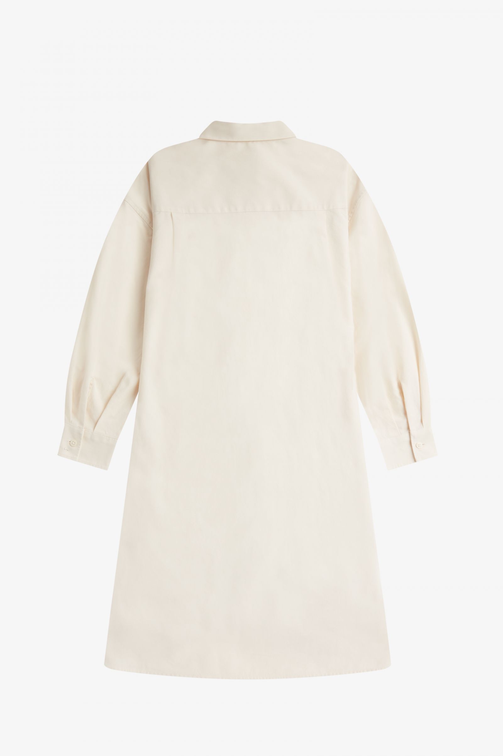 Split Detail Shirt Dress Ecru