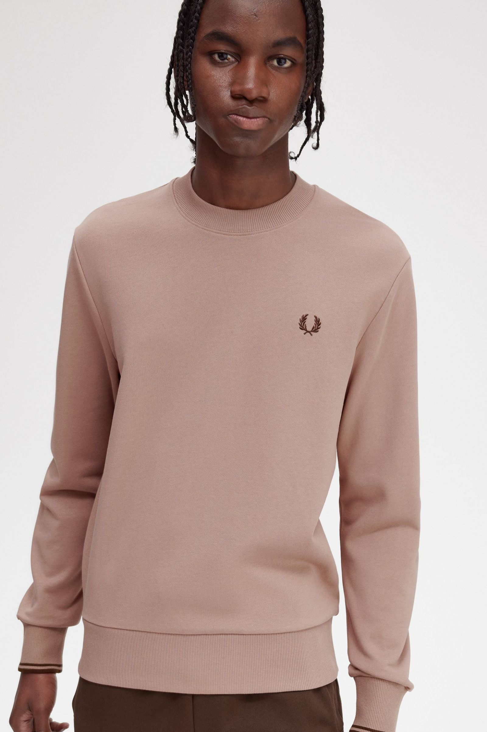 Crew Neck Sweatshirt Dark Pink