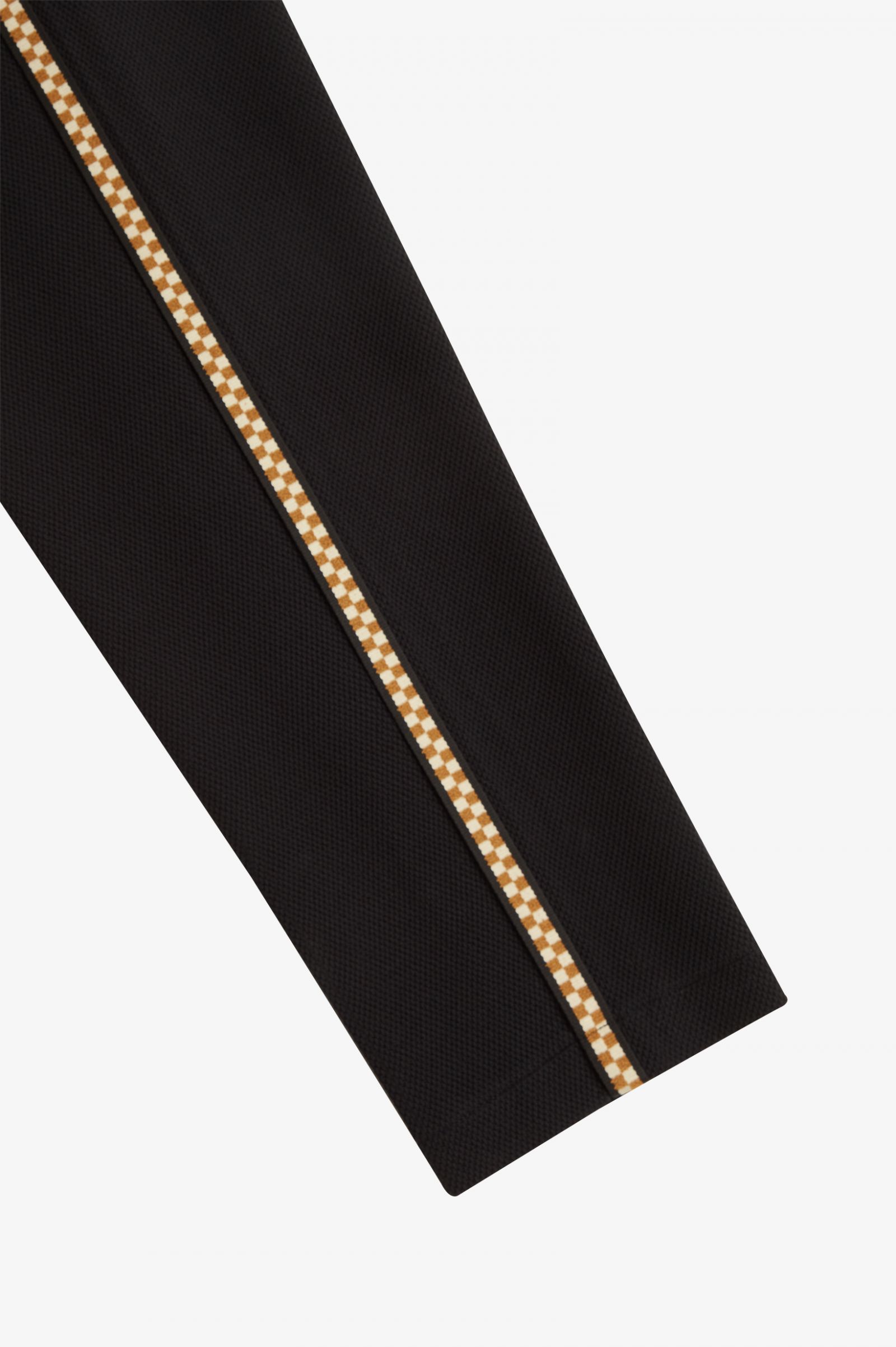 Chequerboard Tape Track Pants Black
