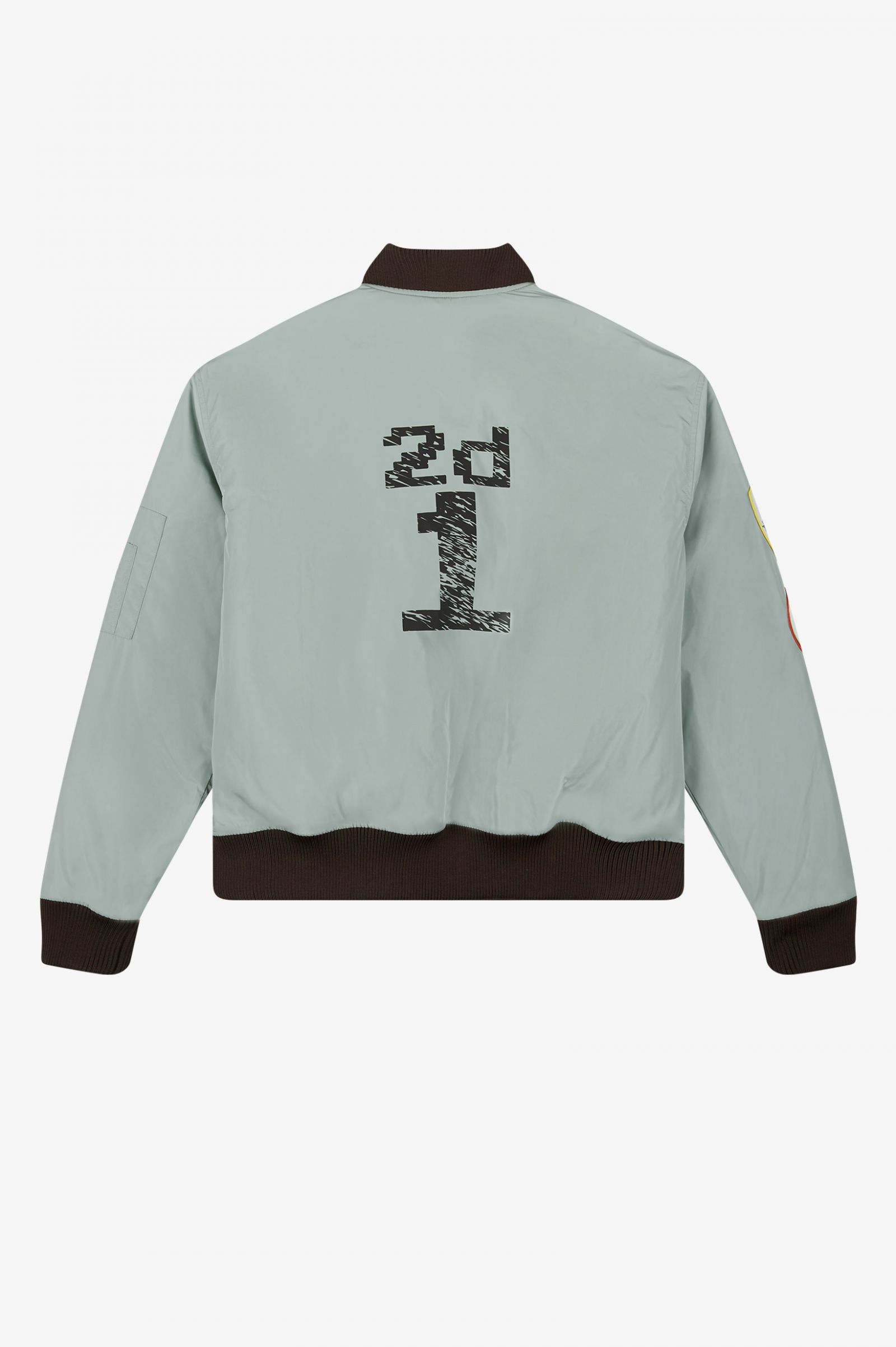 GorillazPatch Detail Bomber Jacket Dusty Navy