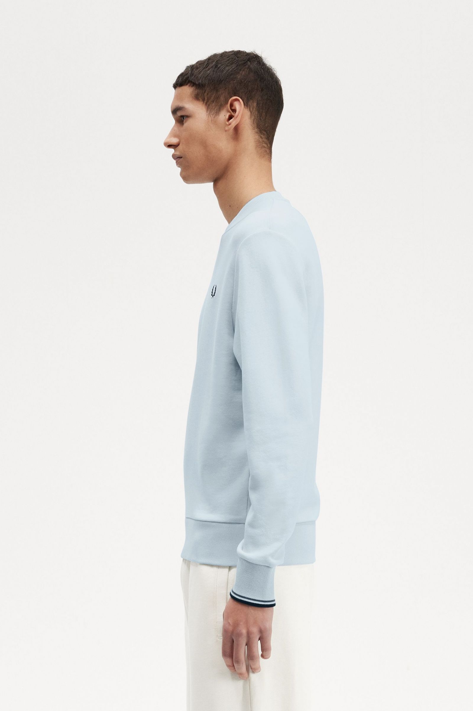 Crew Neck Sweatshirt Light Ice