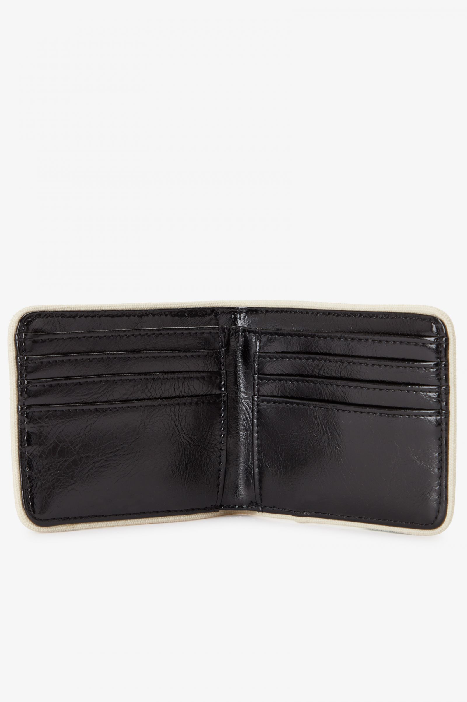 Classic Billfold Wallet Black / Ecru