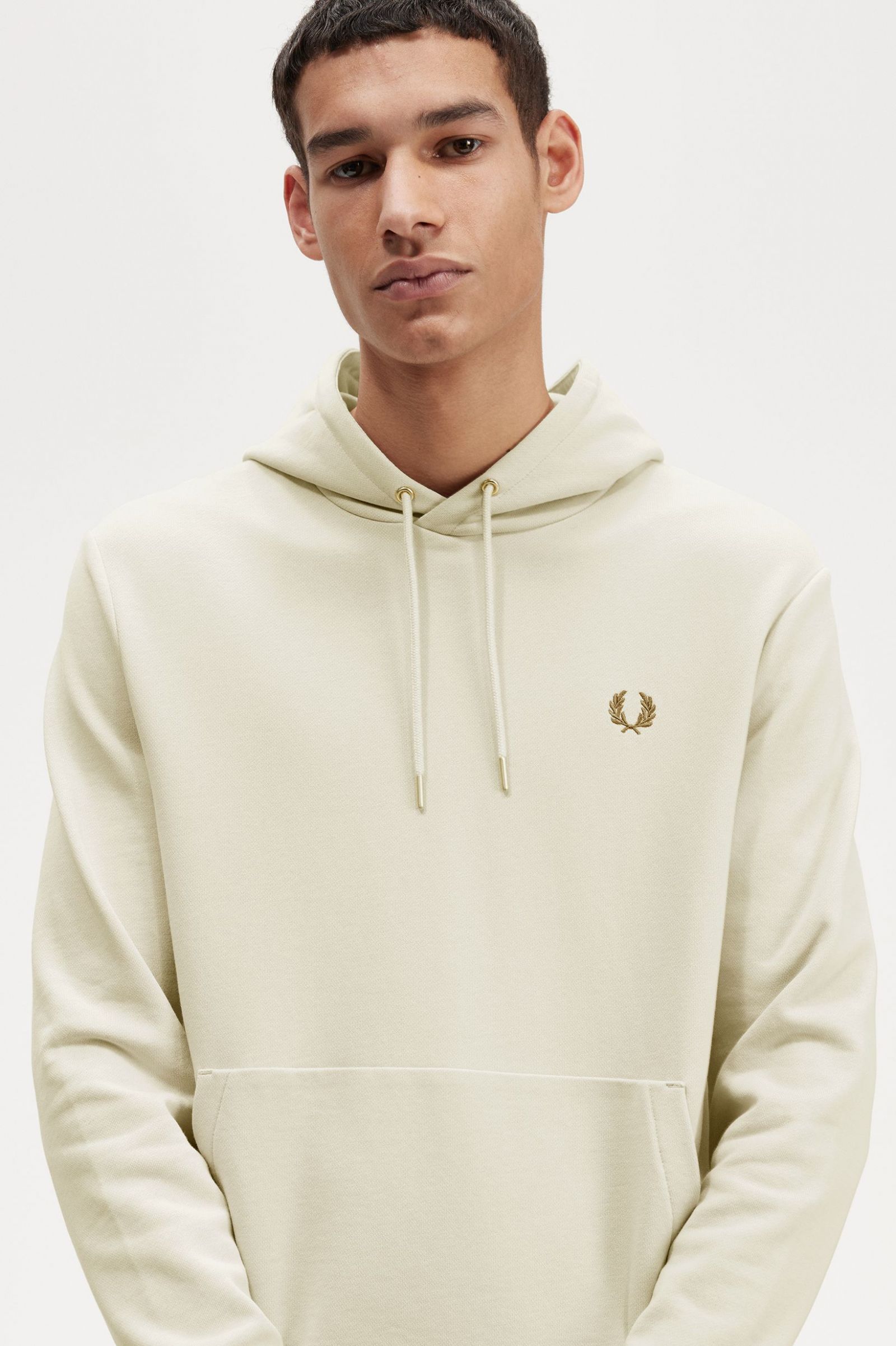 Tipped Hooded Sweatshirt Oatmeal