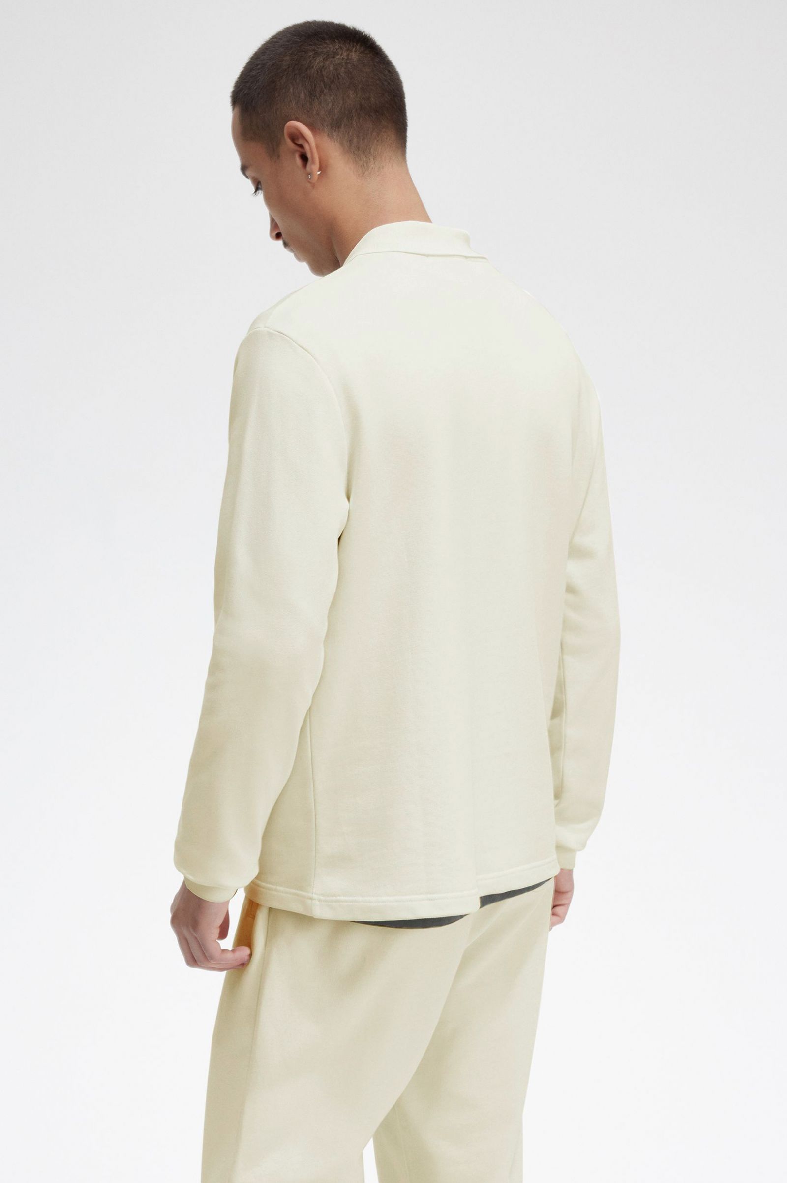 Long Sleeve Loopback Sweatshirt Ecru