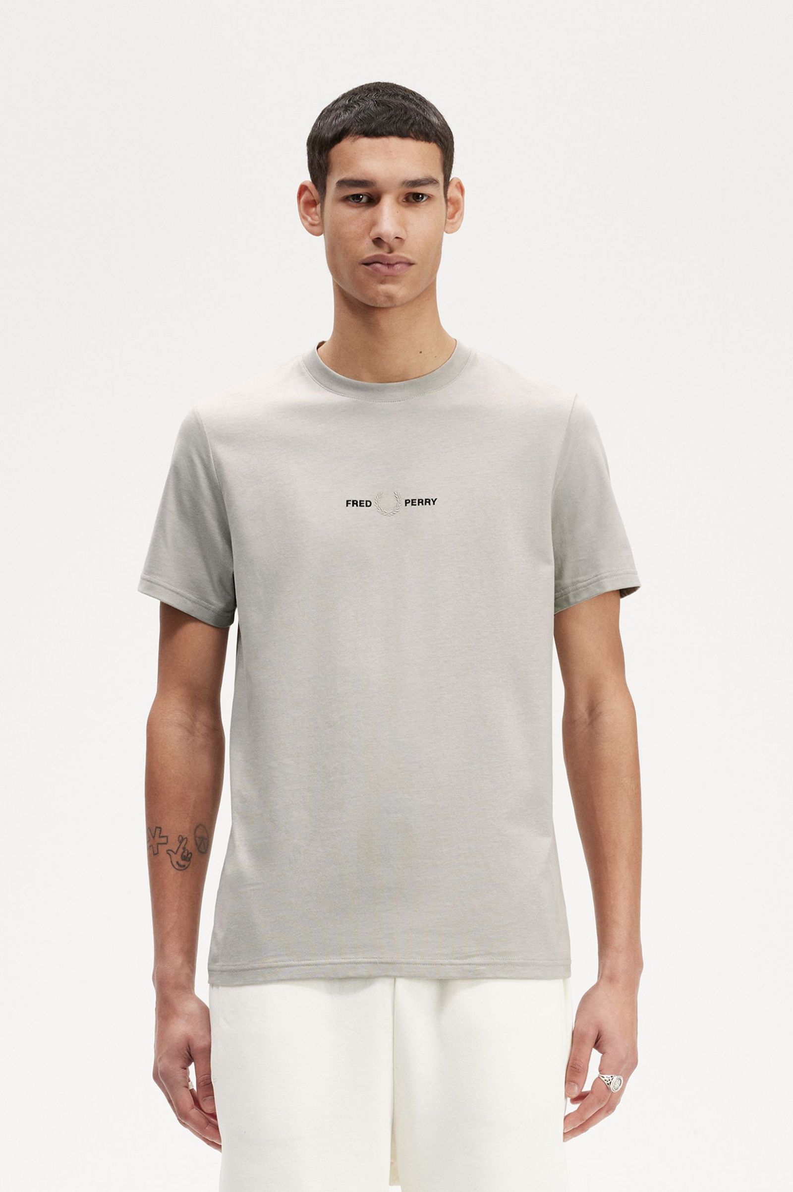 Embroidered T-Shirt Limestone