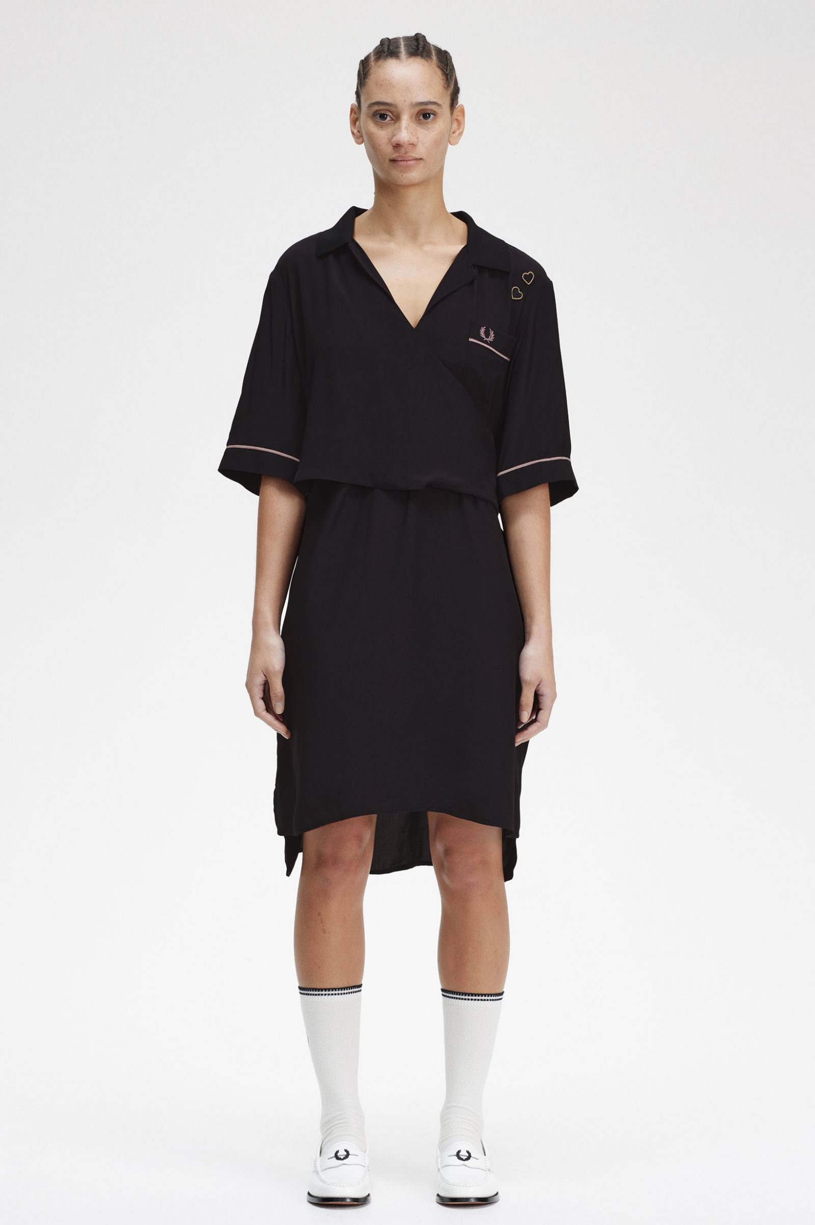 Amy Winehouse FoundationBowling Shirt Dress Black