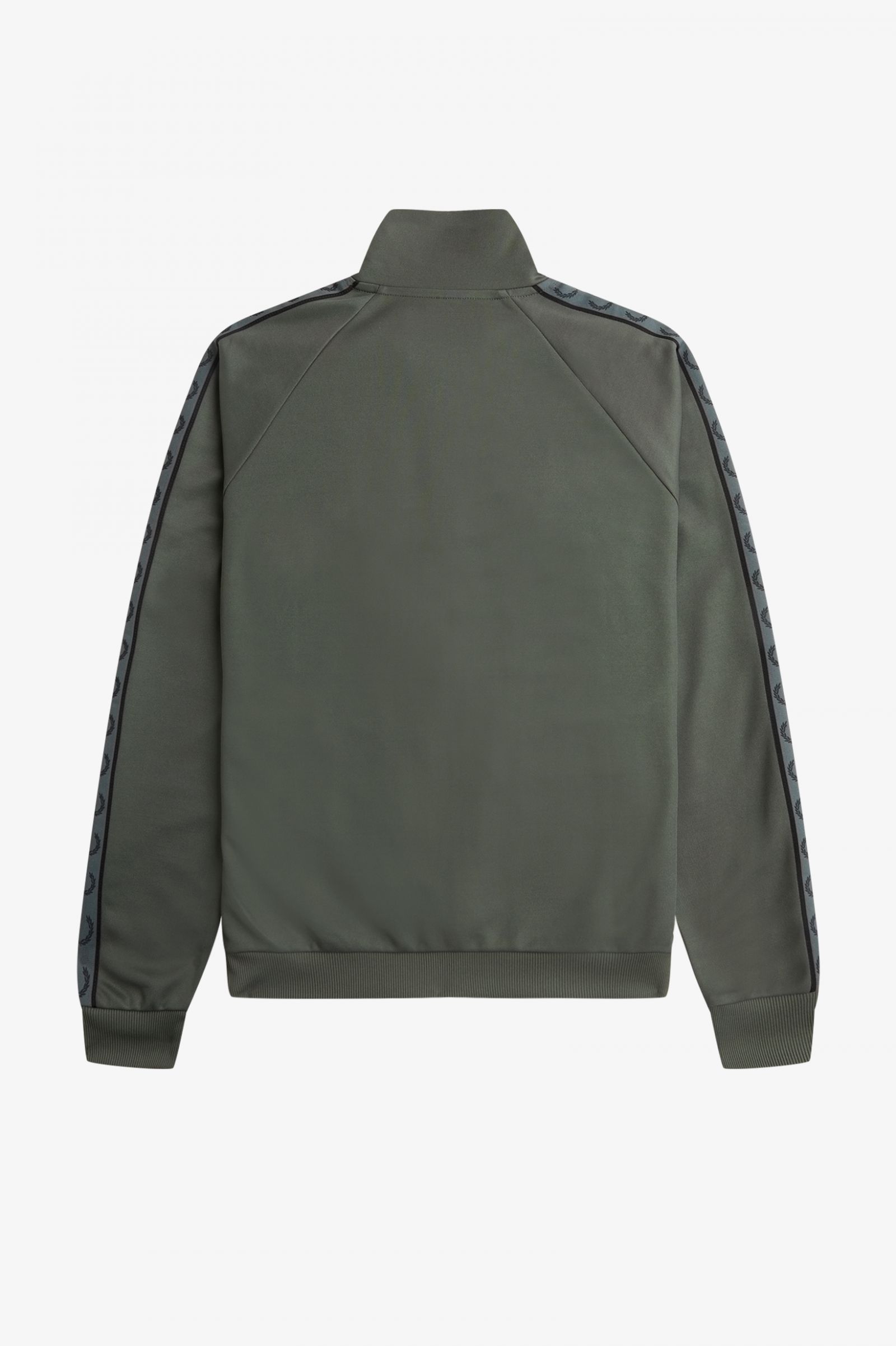 Contrast Tape Track Jacket Field Green / Black