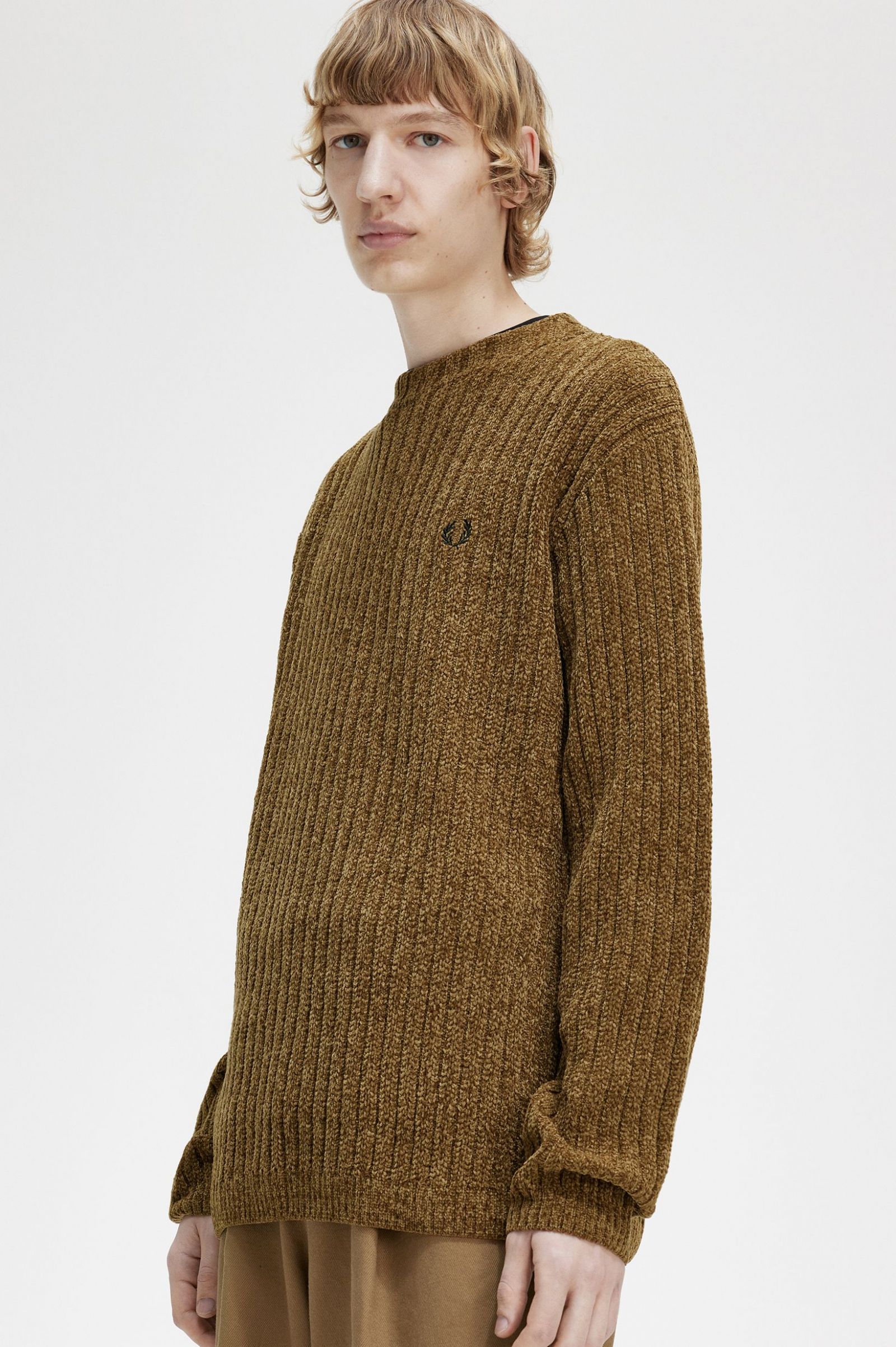 Chenille Rib Jumper Shaded Stone
